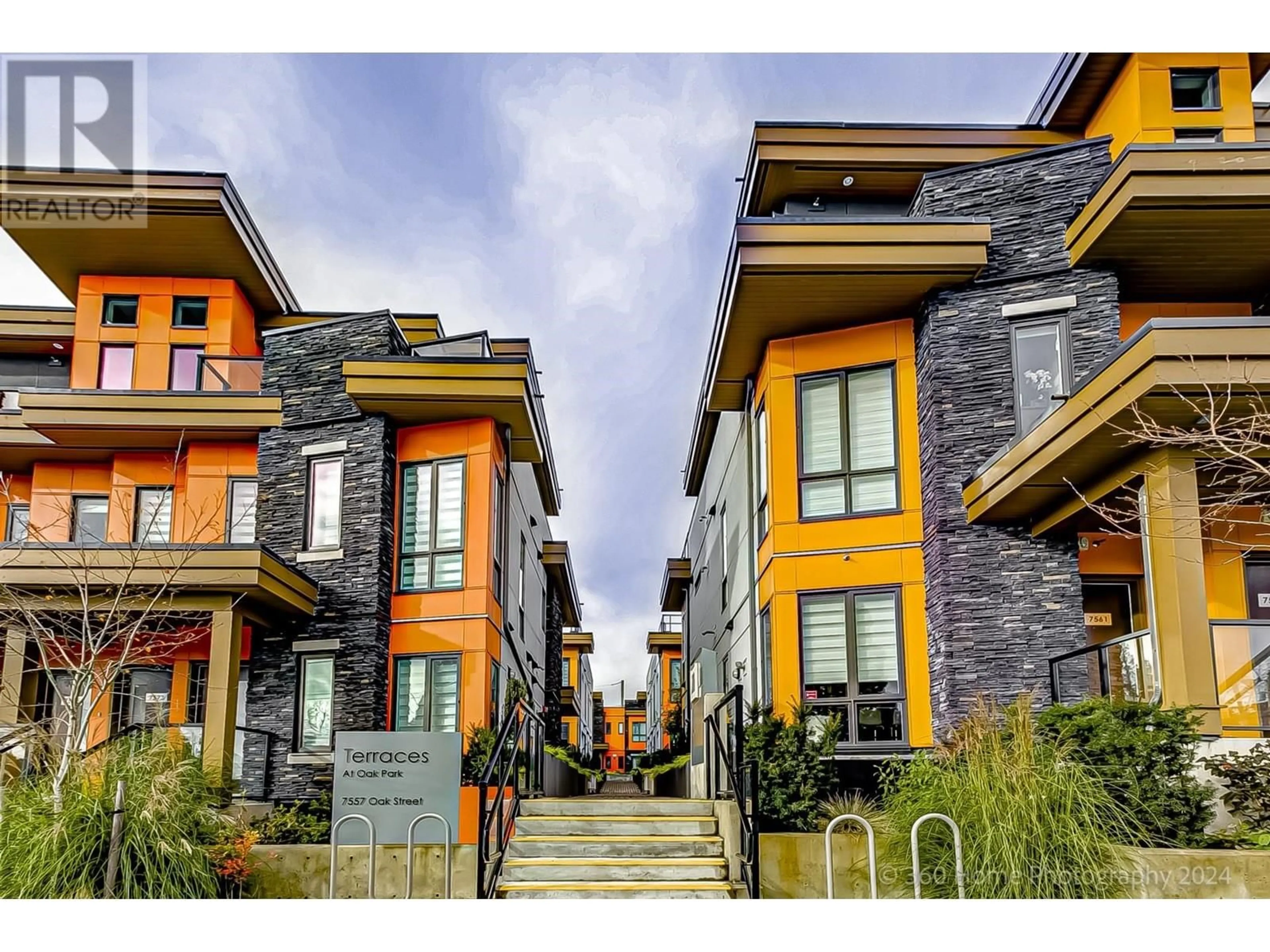Home with brick exterior material, street for 21 - 7565 OAK STREET, Vancouver British Columbia V6P4A4