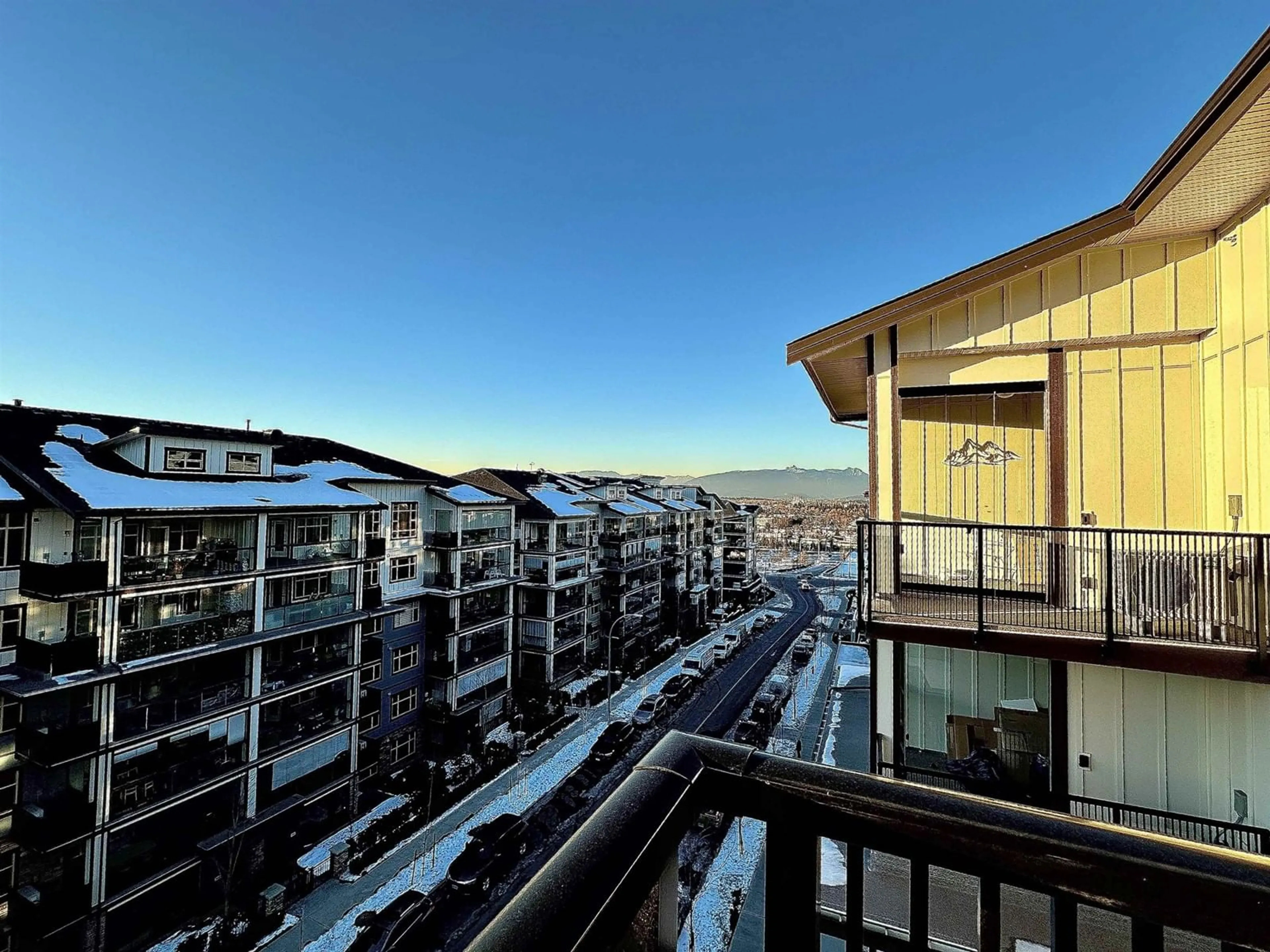 Balcony in the apartment, city buildings view from balcony for 603 20367 85 AVENUE, Langley British Columbia V2Y3R1