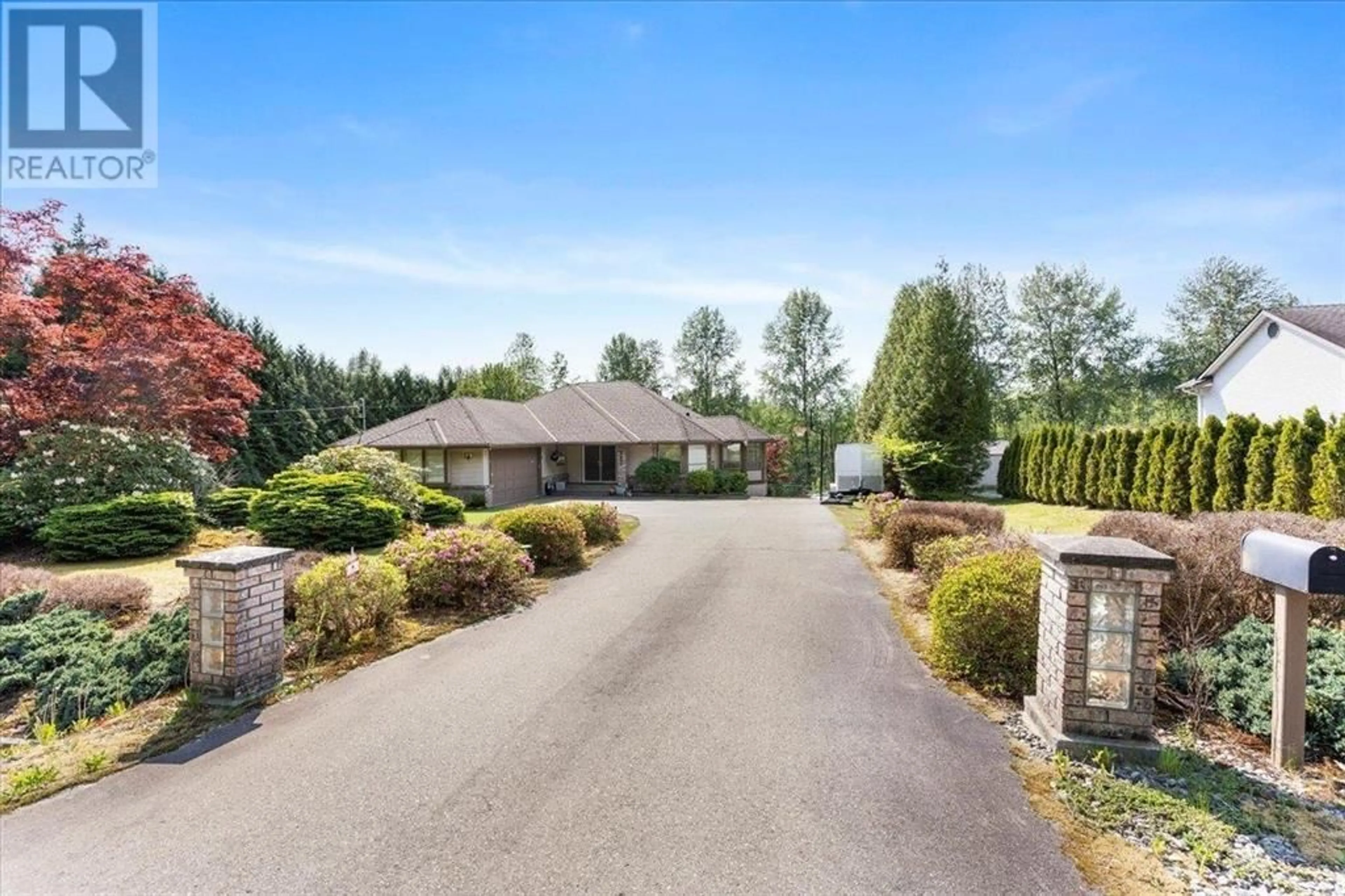 A pic from outside/outdoor area/front of a property/back of a property/a pic from drone, water/lake/river/ocean view for 12753 261 STREET, Maple Ridge British Columbia V2W1C3