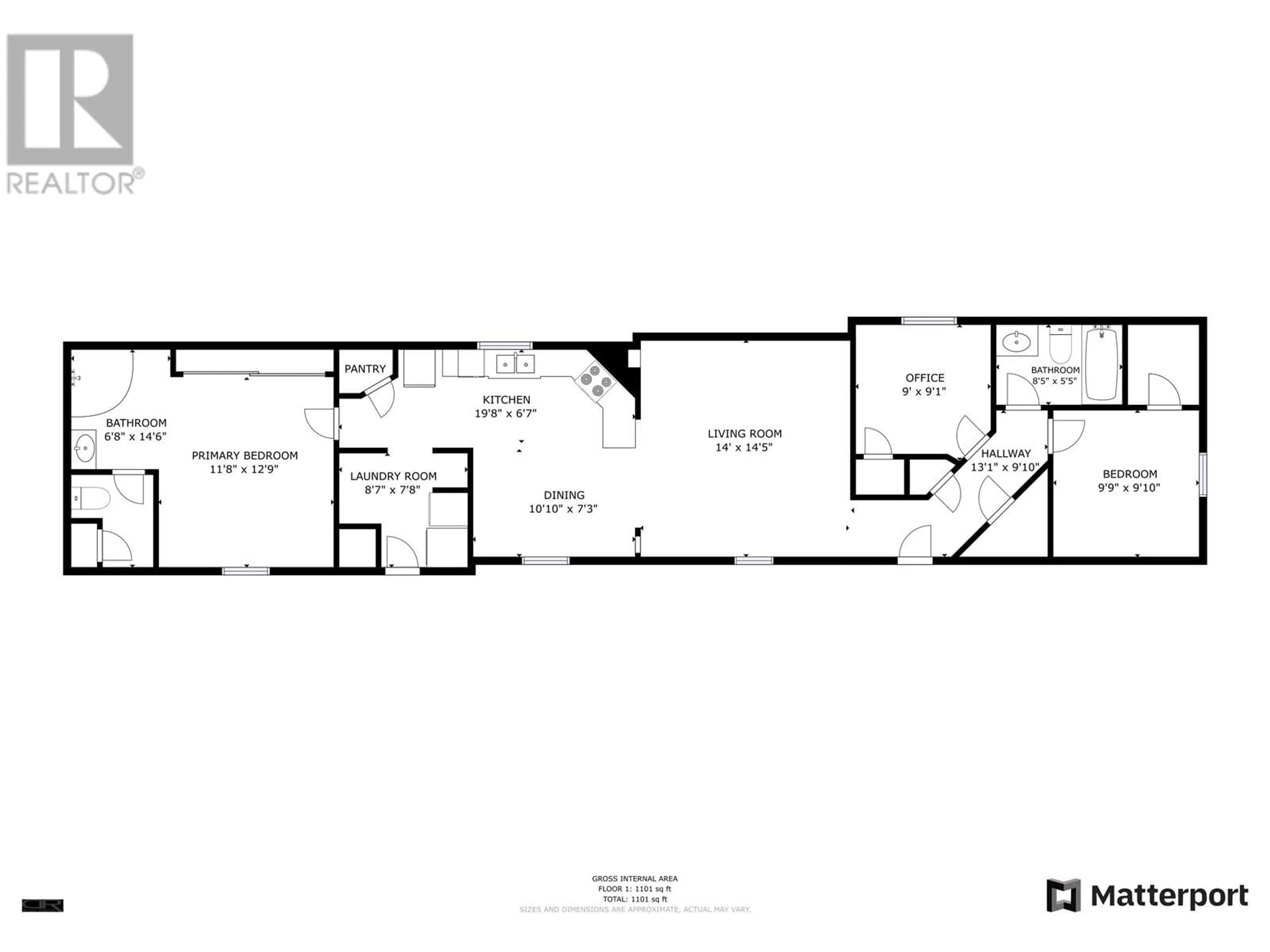 Floor plan for 8711 79A STREET, Fort St. John British Columbia V1J0H7