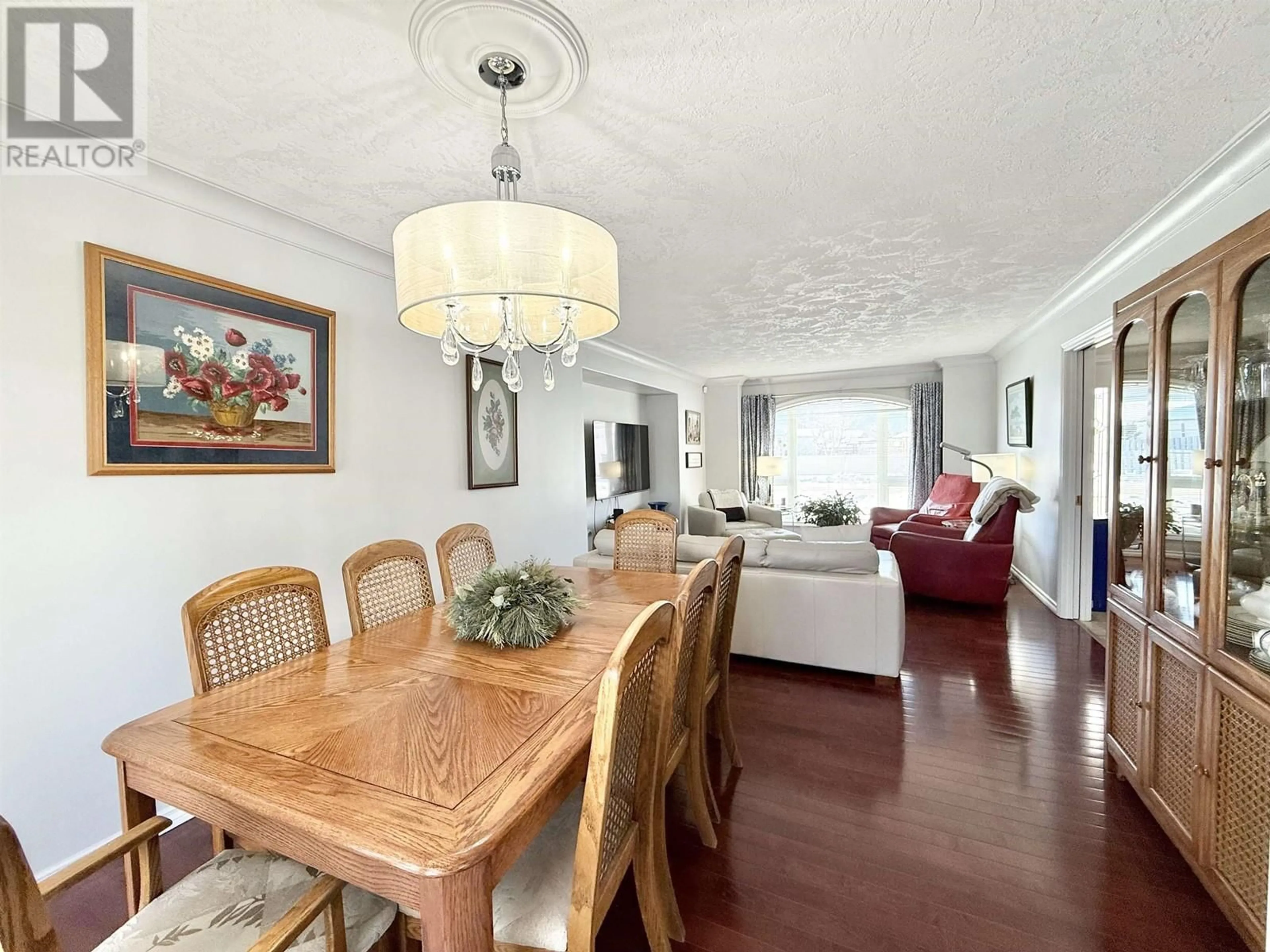 Dining room, wood/laminate floor for 1511 SUNNY POINT DRIVE, Smithers British Columbia V0J2N0