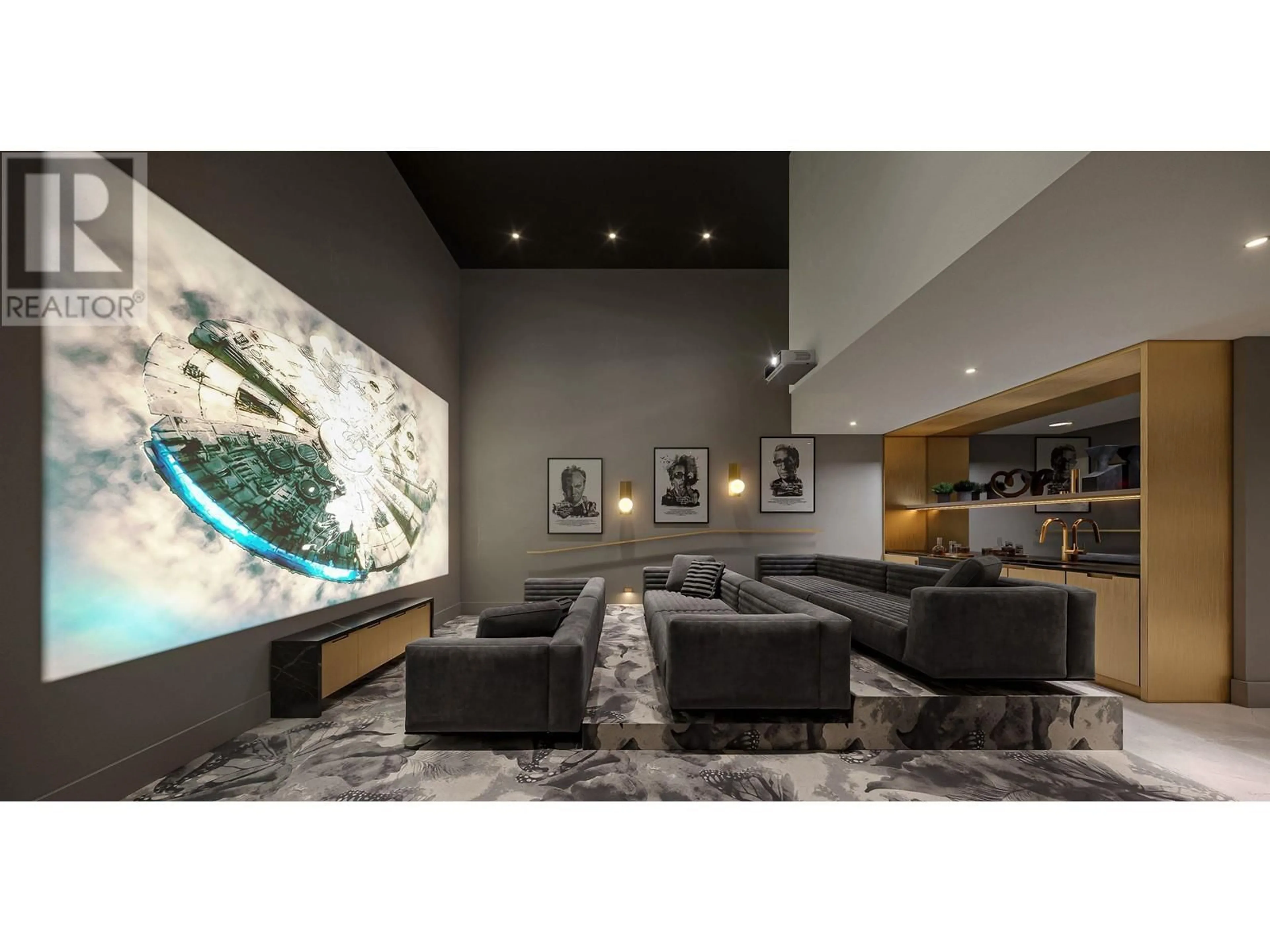 Home theater for 503 2323 FIR STREET, Vancouver British Columbia V6J5J9