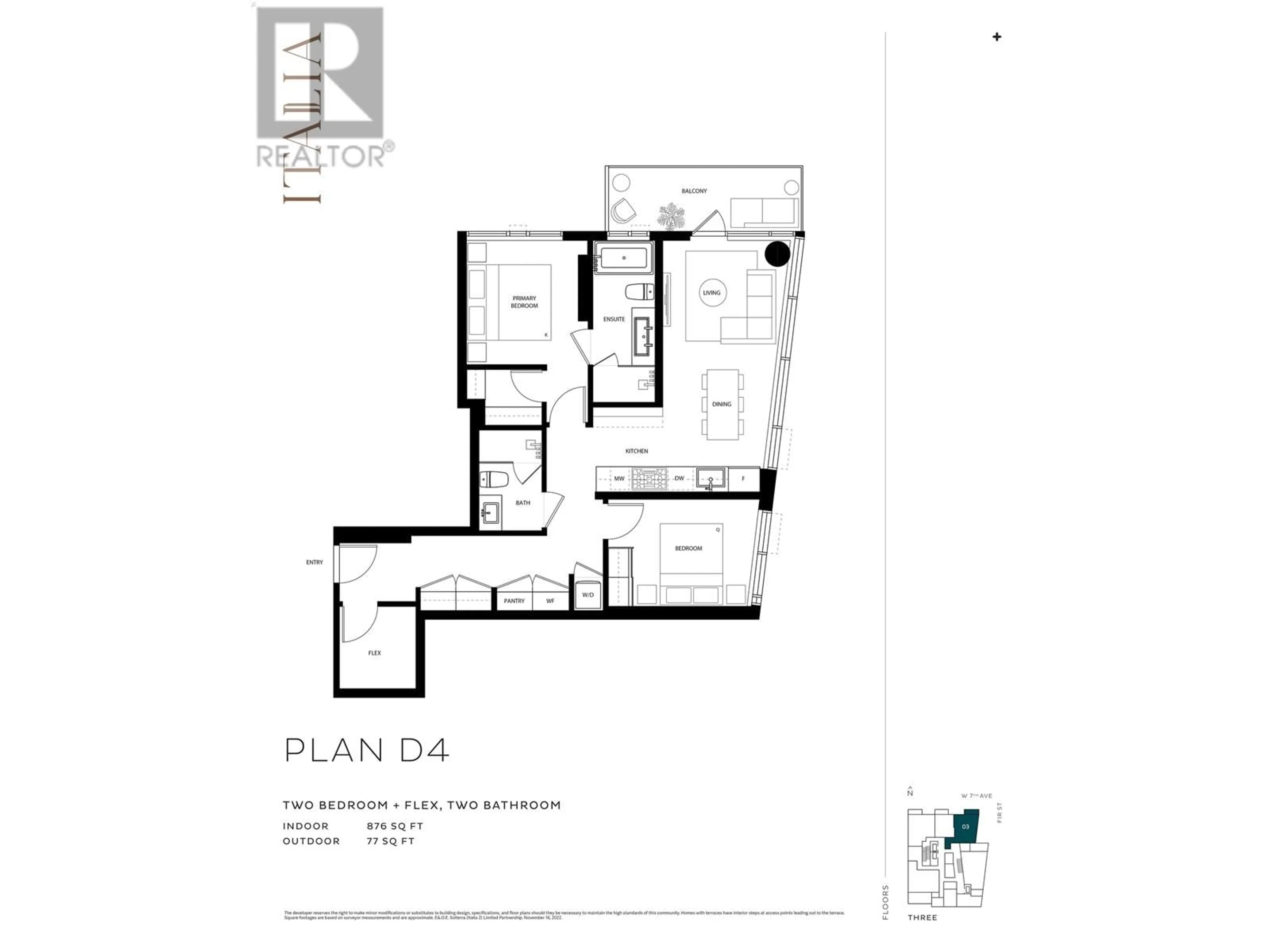 Floor plan for 303 2323 FIR STREET, Vancouver British Columbia V5K2B5