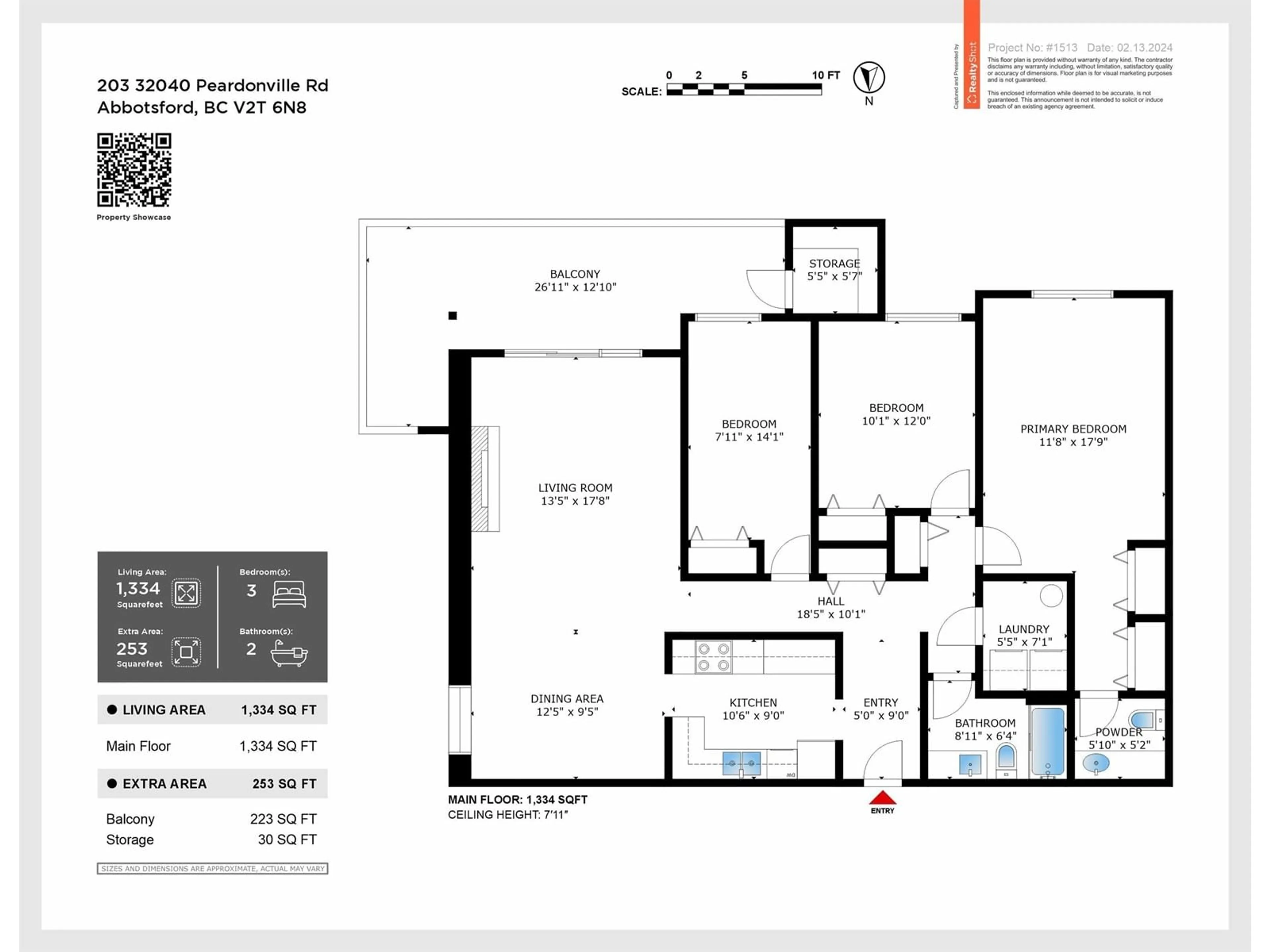 Floor plan for 203 - 32040 PEARDONVILLE, Abbotsford British Columbia V2T6N8