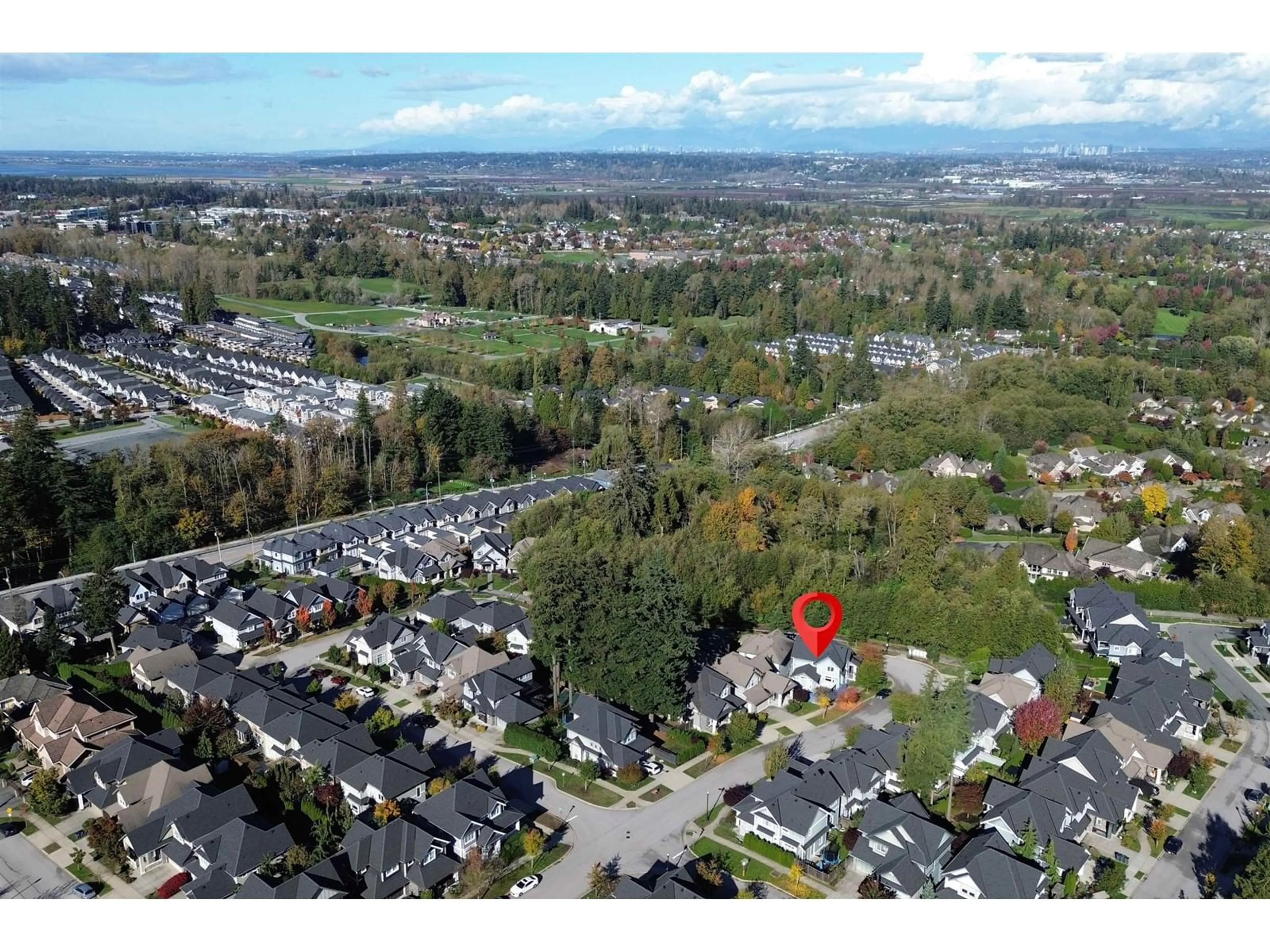 A pic from outside/outdoor area/front of a property/back of a property/a pic from drone, mountain view for 16098 28B AVENUE, Surrey British Columbia V3Z3Y6