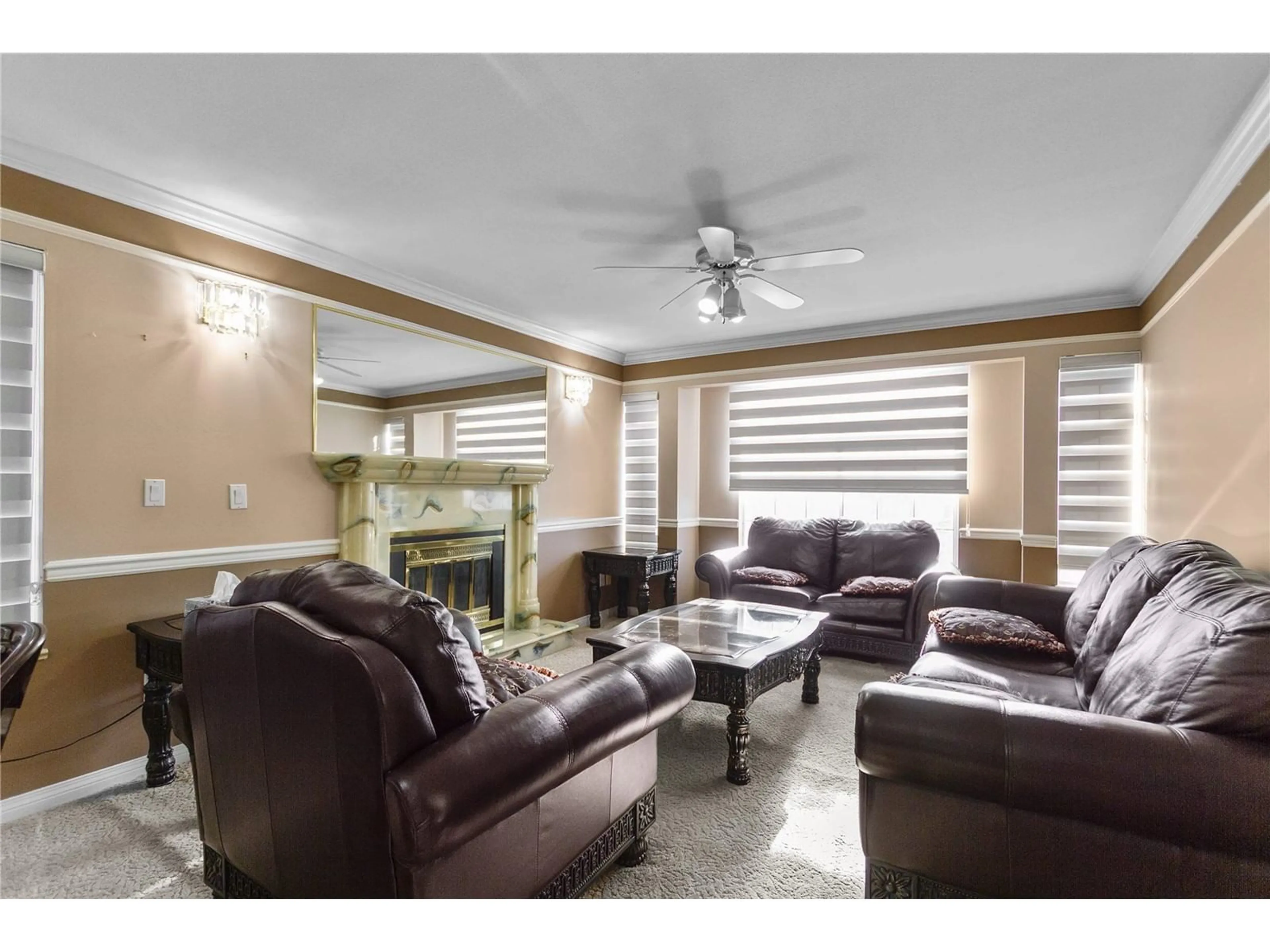 Living room with furniture, ceramic/tile floor for 8448 150A STREET, Surrey British Columbia V3S8J7