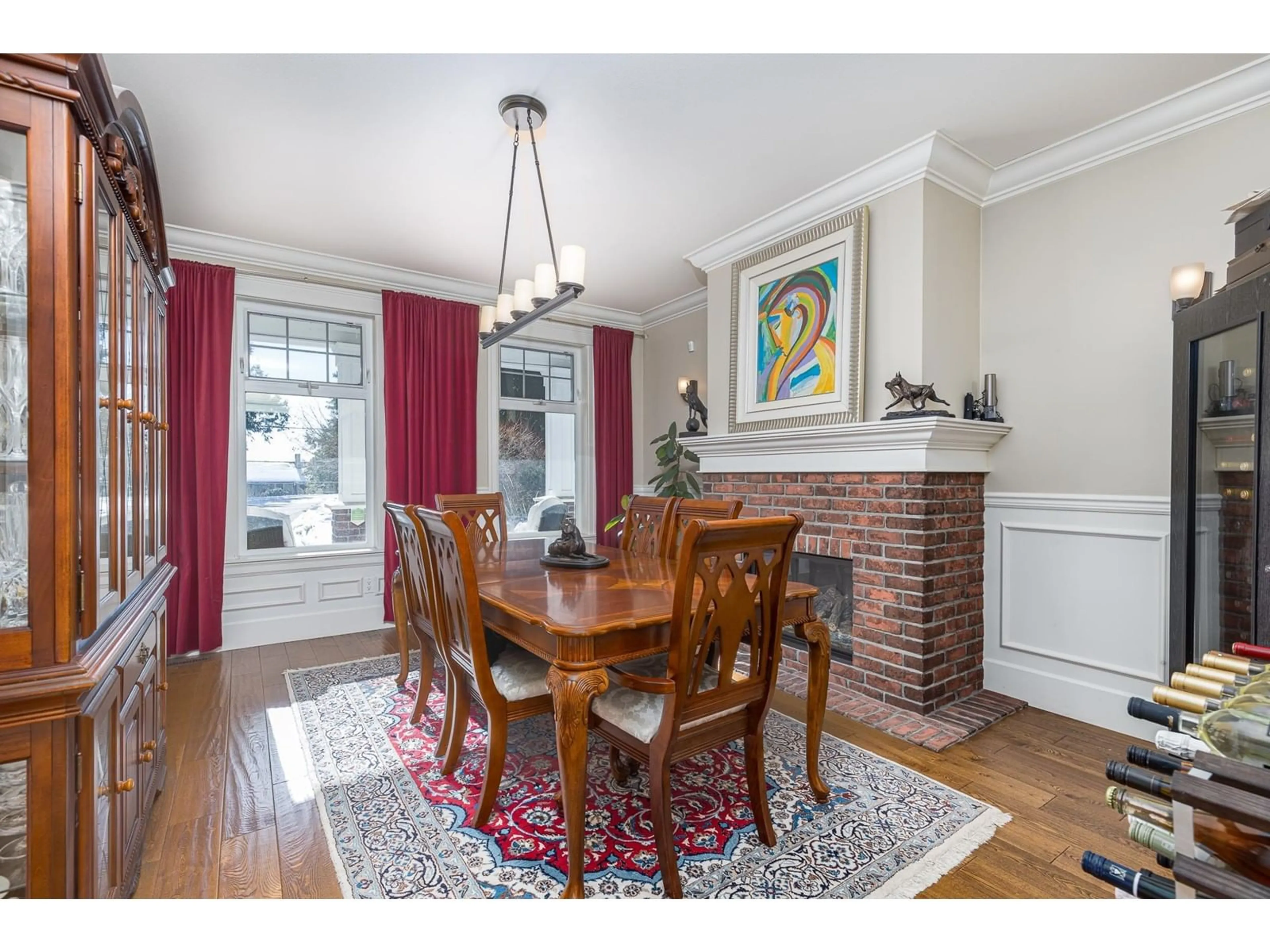 Dining room, wood/laminate floor for 23923 36A, Langley British Columbia V2Z2J6