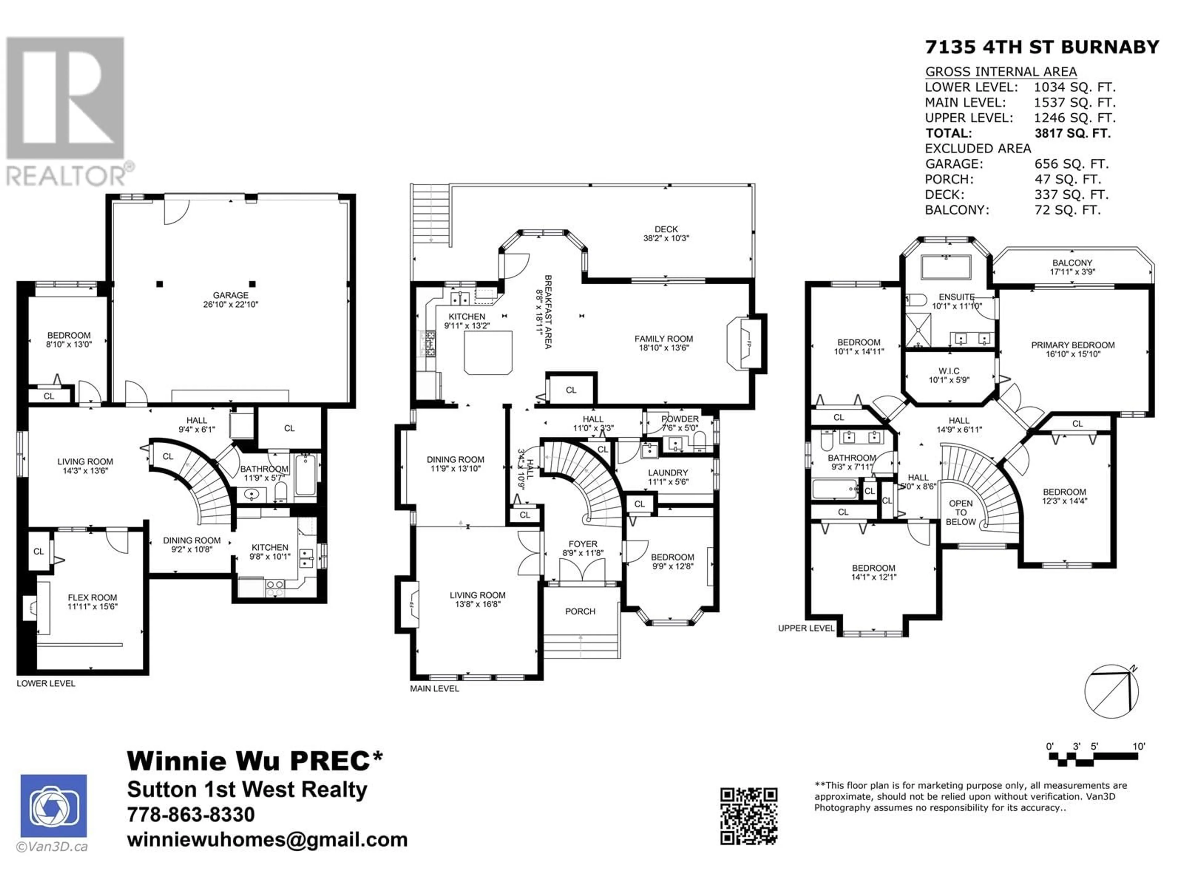 Floor plan for 7135 4TH STREET, Burnaby British Columbia V5E3X7