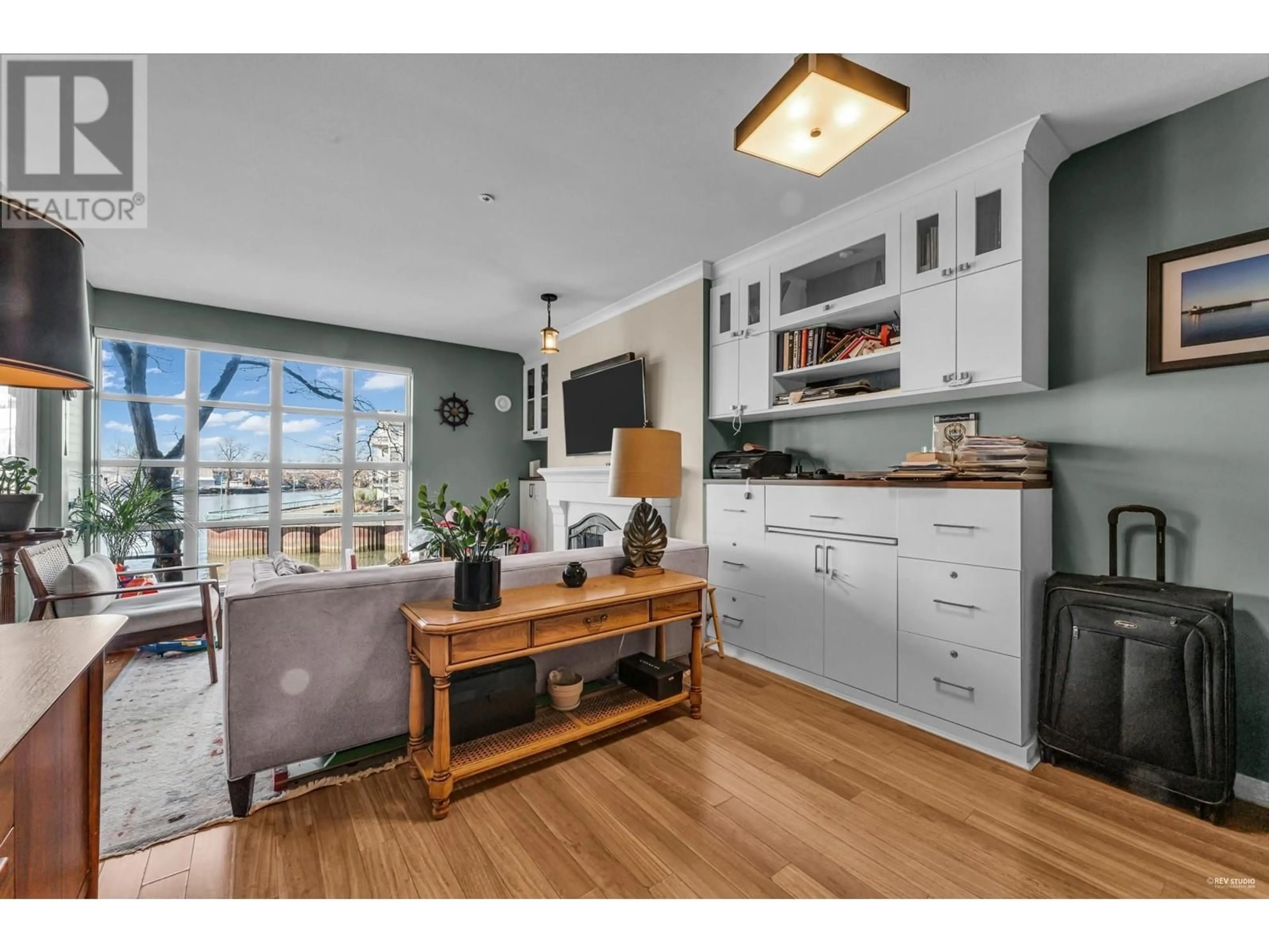 Open concept kitchen, wood/laminate floor for 208 2020 E KENT AVENUE SOUTH, Vancouver British Columbia V5P4X1