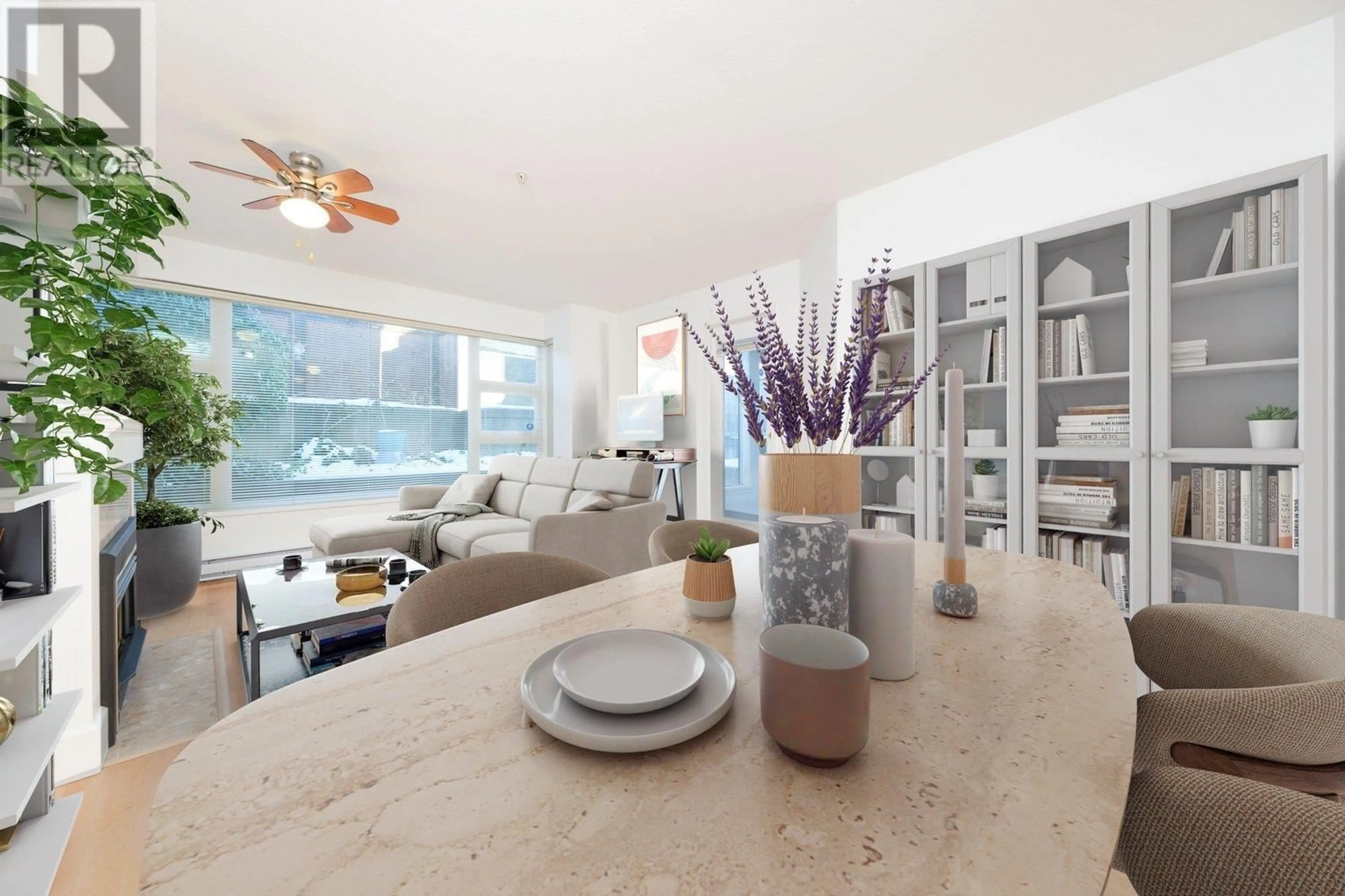 Living room with furniture, unknown for 103 - 1353 70TH AVENUE, Vancouver British Columbia V6P2Y9