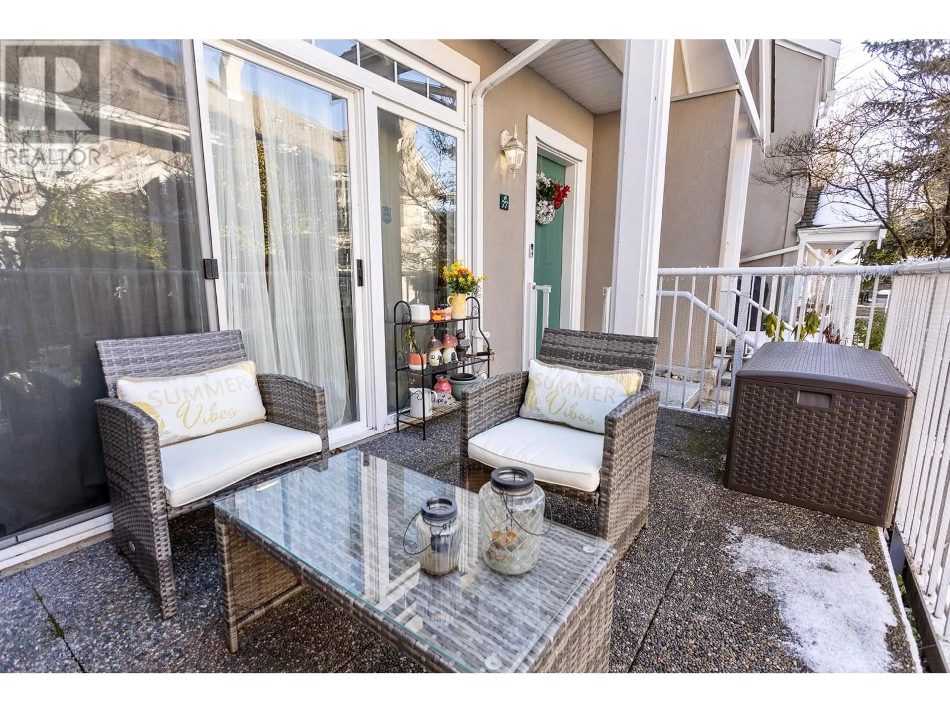 Patio, street for 77 2422 HAWTHORNE AVENUE, Port Coquitlam British Columbia V3C6K7