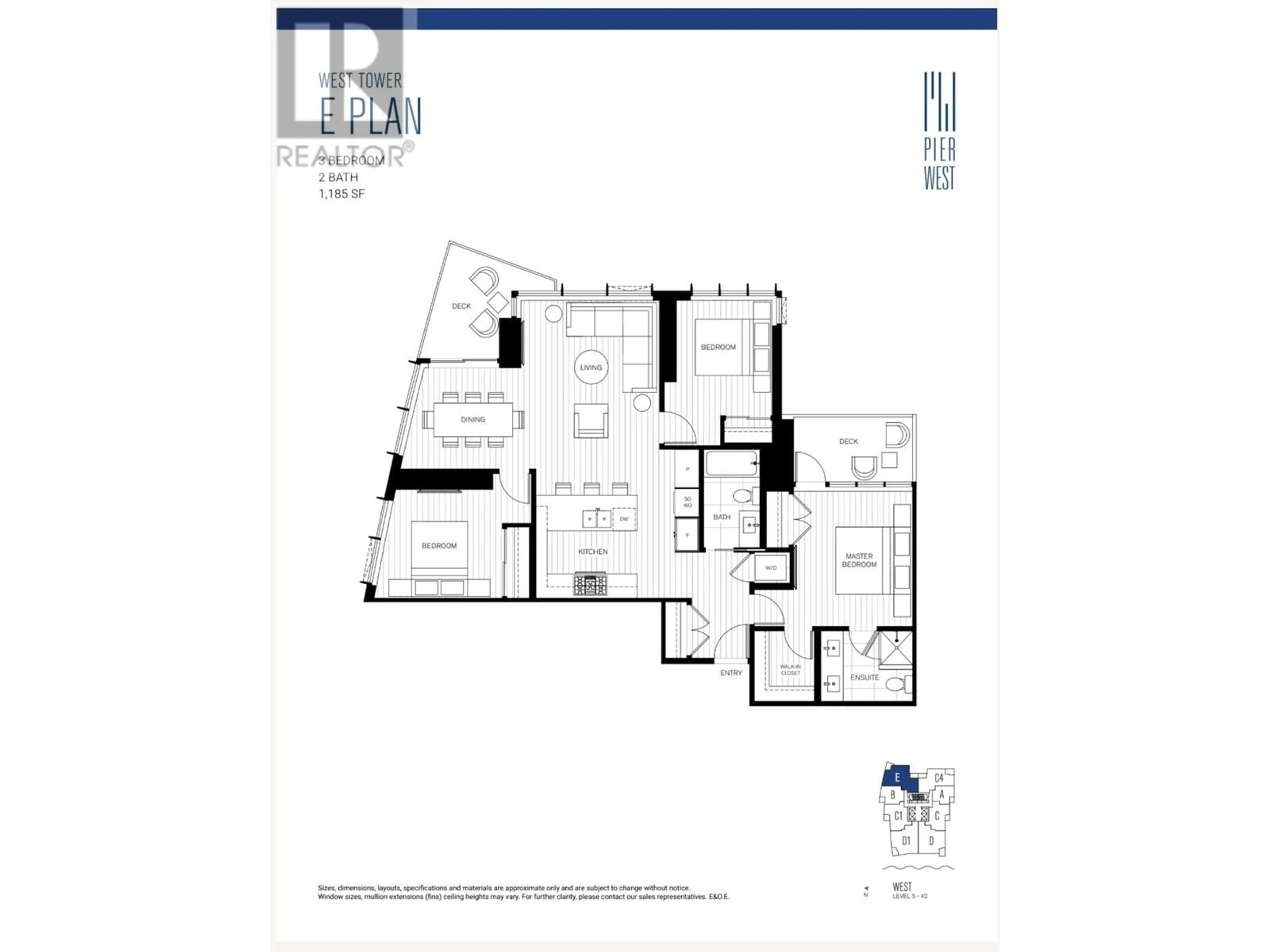 Floor plan for 1903 680 QUAYSIDE DRIVE, New Westminster British Columbia V3M0P2