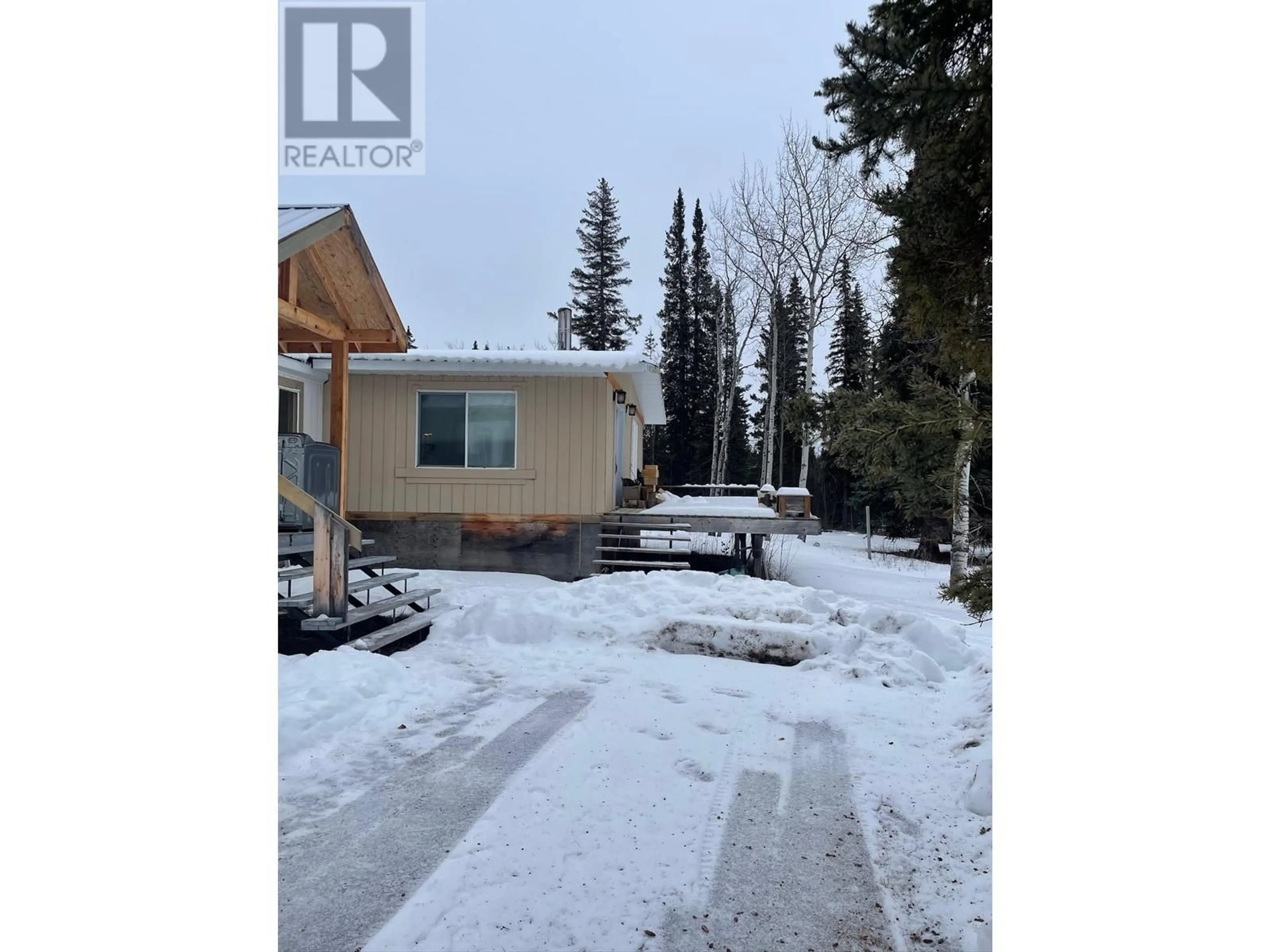 A pic from outside/outdoor area/front of a property/back of a property/a pic from drone, street for 2755 WALLACE ROAD, Burns Lake British Columbia V0J1E0