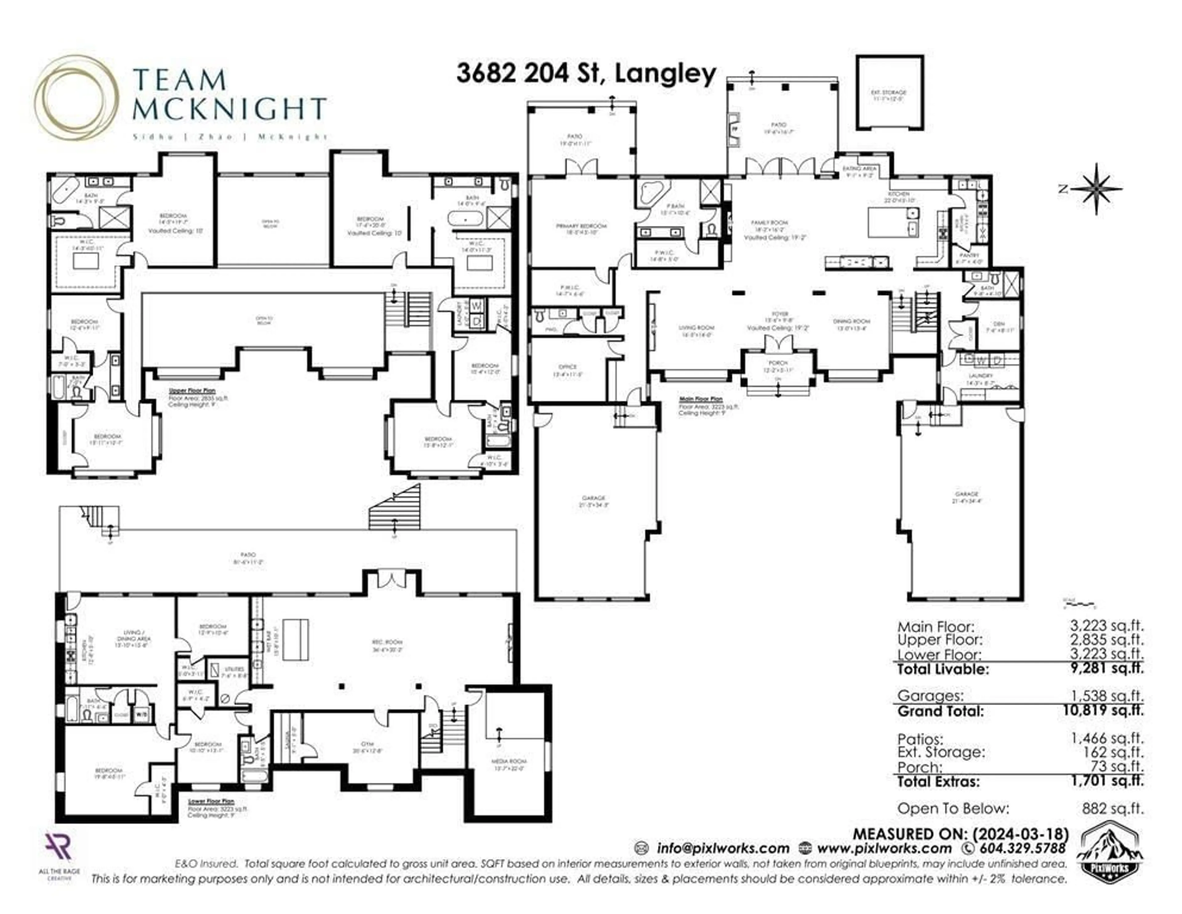 Floor plan for 3682 204 STREET, Langley British Columbia V3A1X2