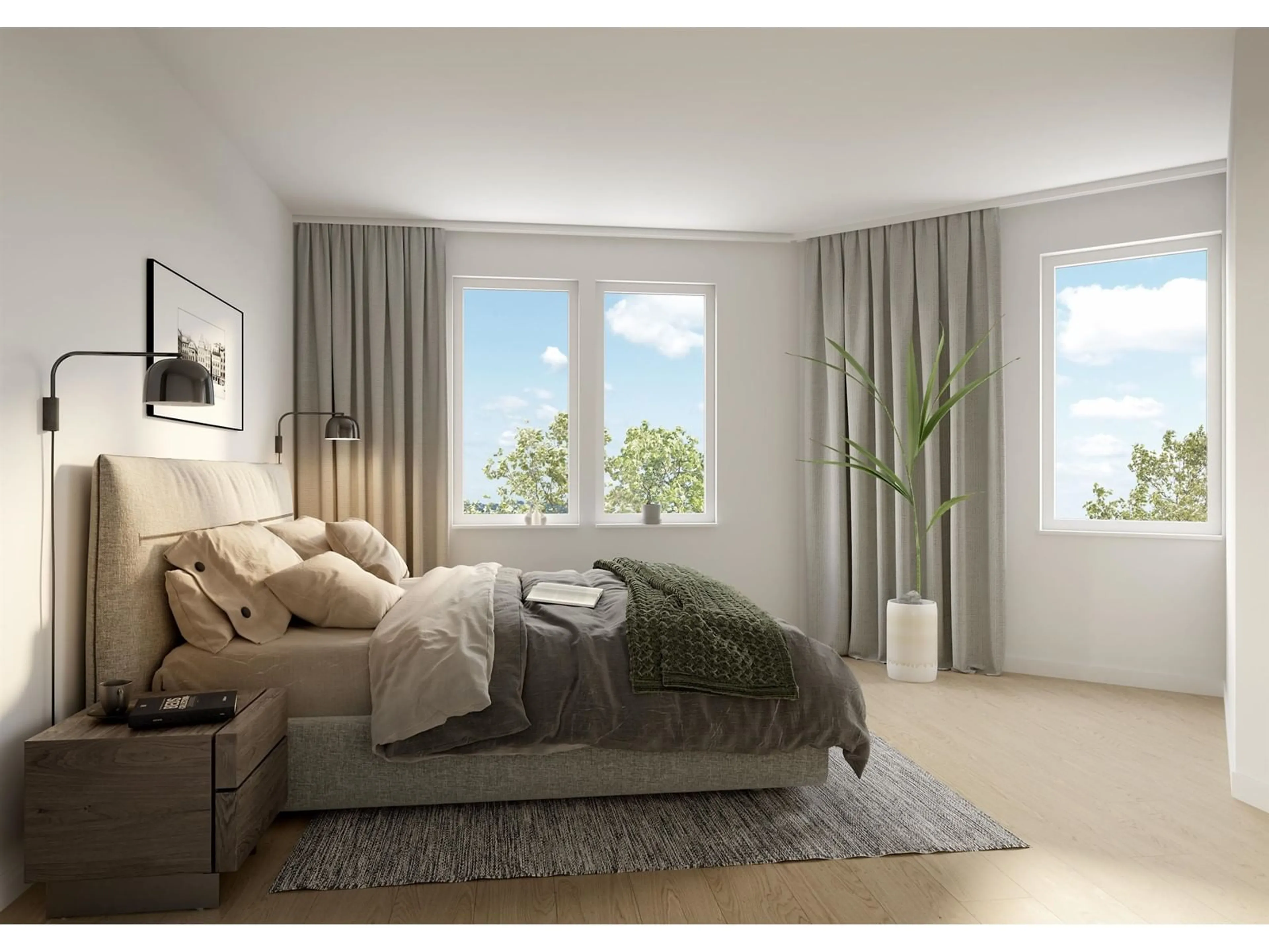 Bedroom with bed, unknown for 204 - 33820 SOUTH FRASER, Abbotsford British Columbia V2S2C5