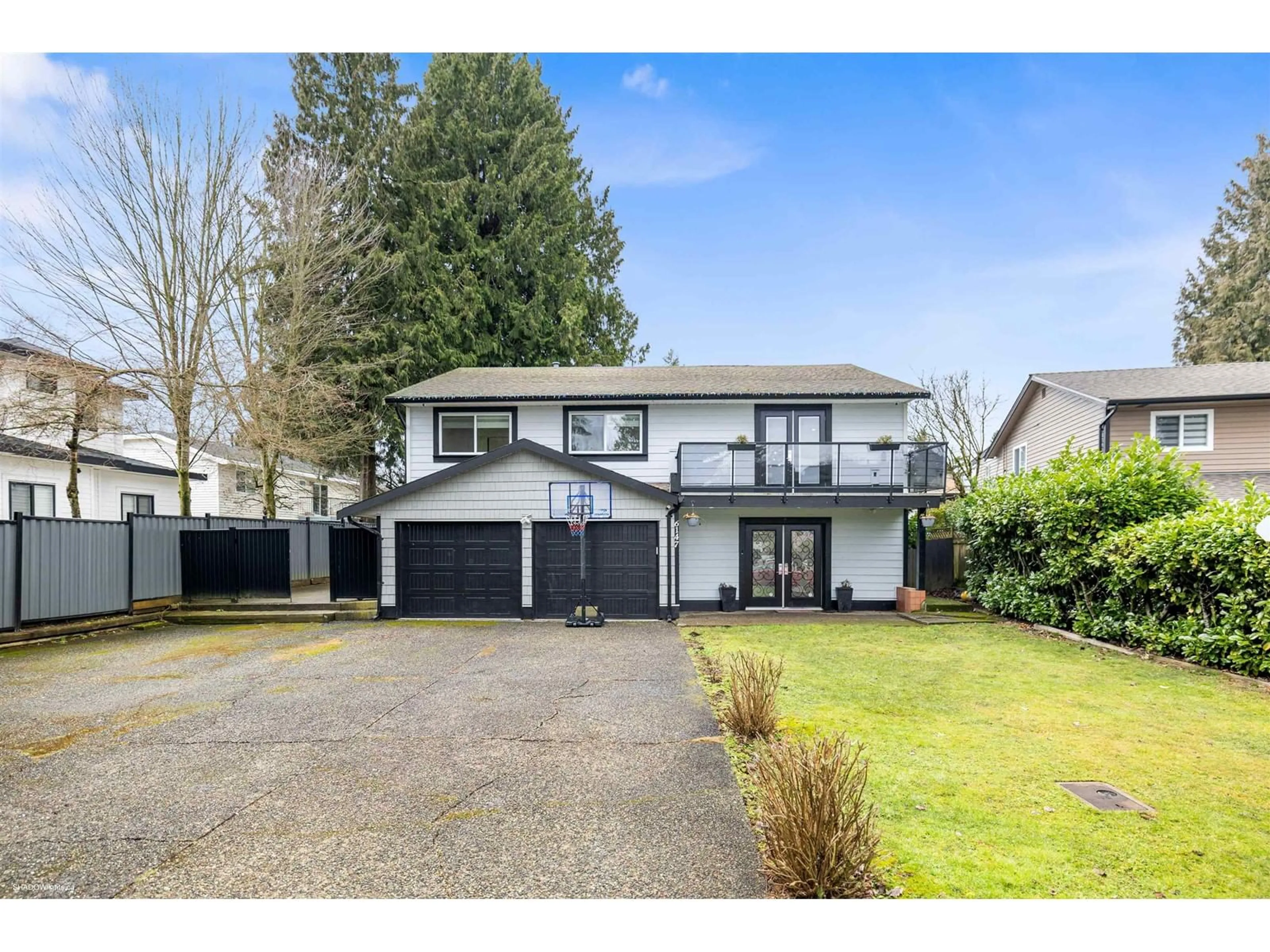 A pic from outside/outdoor area/front of a property/back of a property/a pic from drone, street for 6147 131 STREET, Surrey British Columbia V3X2H2