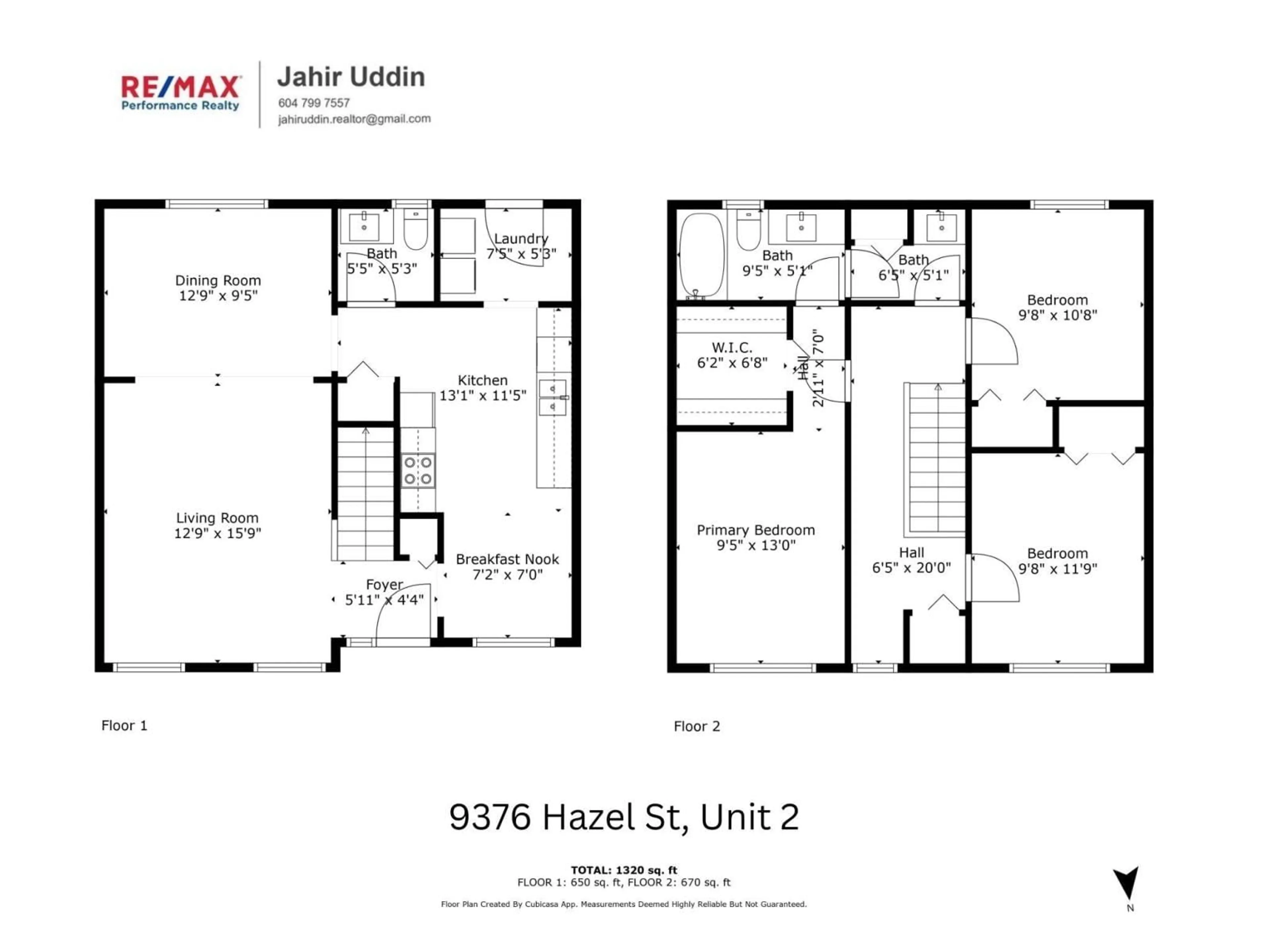 Floor plan for 2 9376 HAZEL STREET|Chilliwack Proper Ea, Chilliwack British Columbia V2P5N2