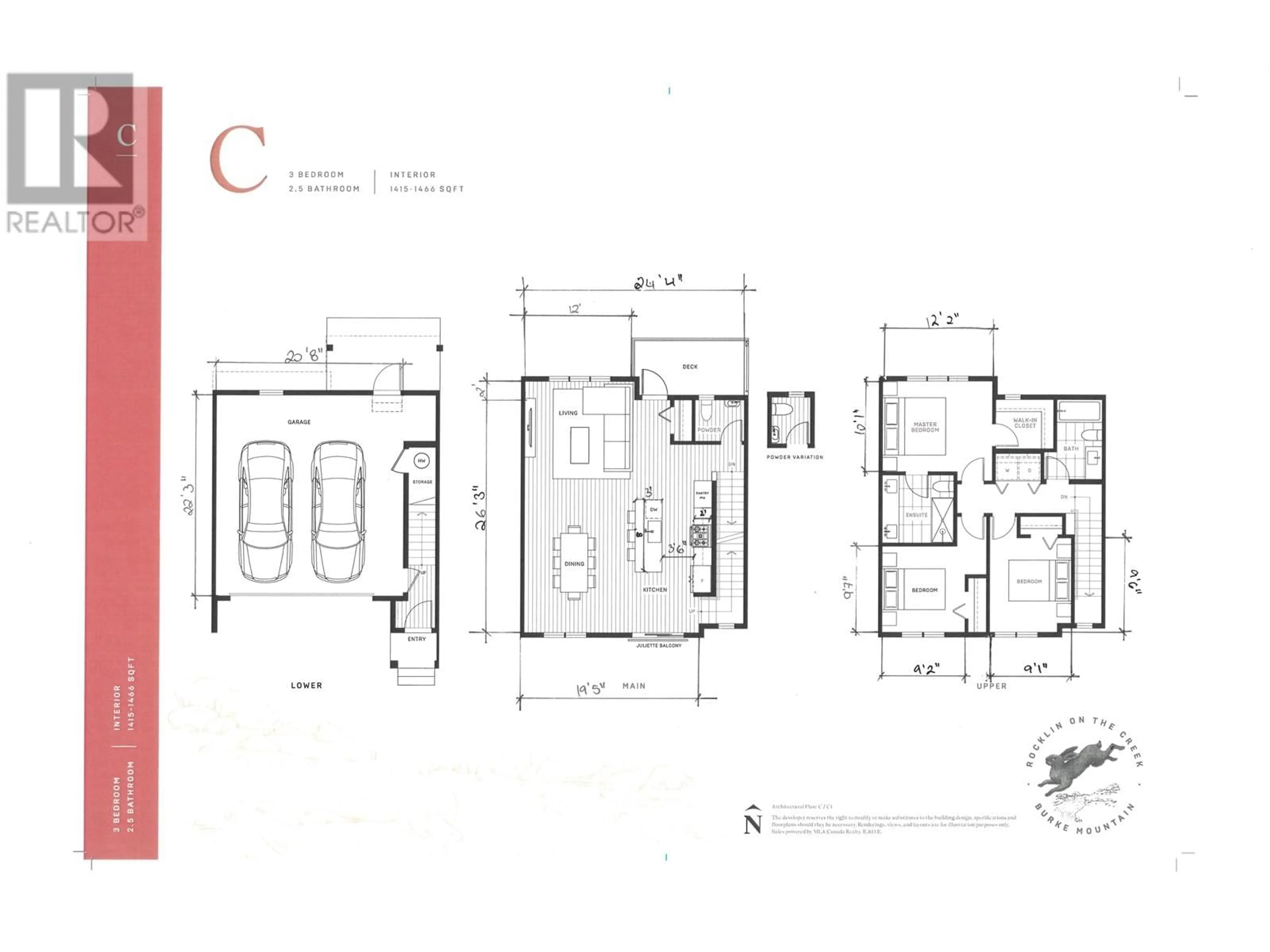 Floor plan for 125 1225 MITCHELL STREET, Coquitlam British Columbia V3B0R5