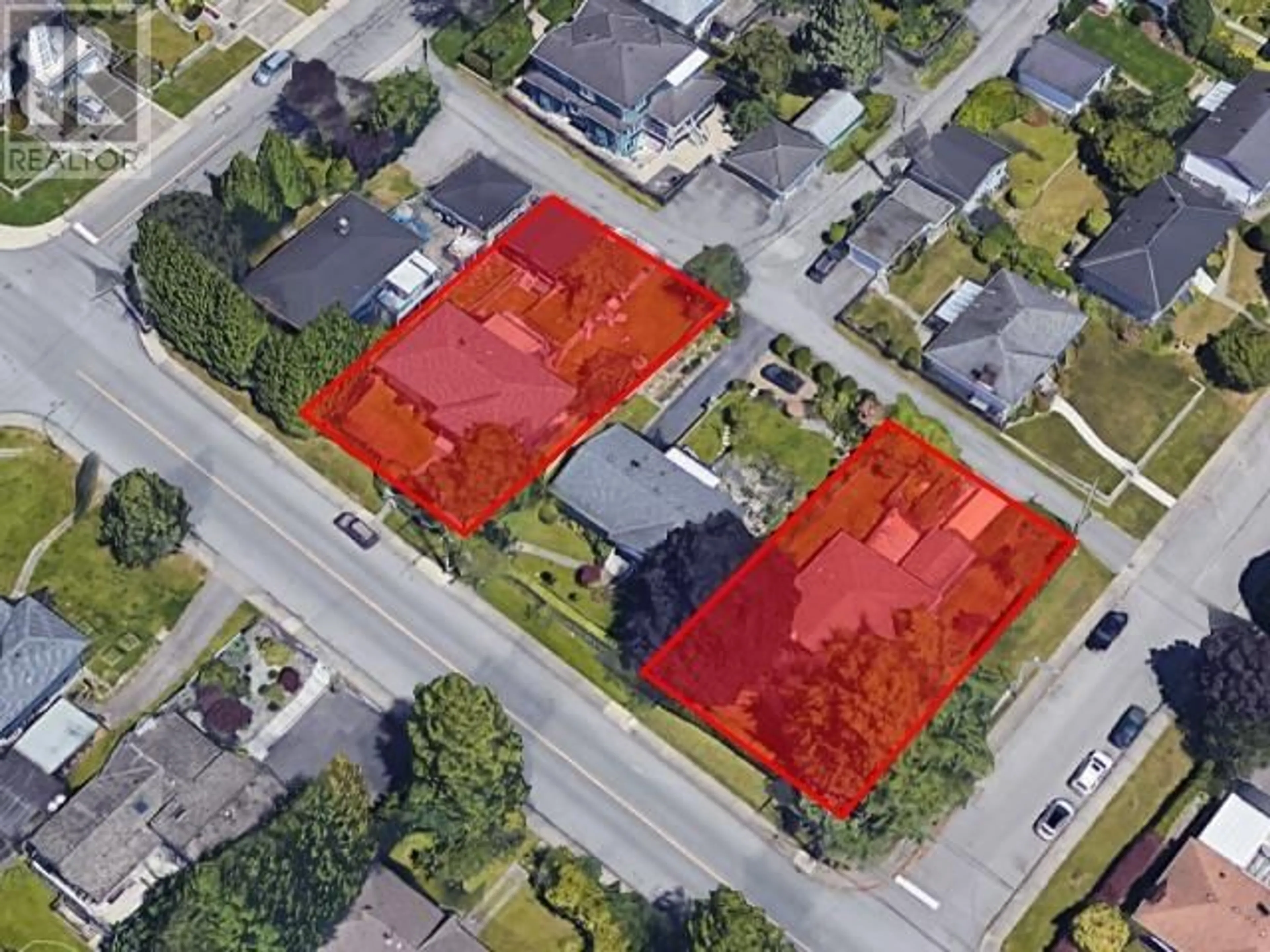 A pic from outside/outdoor area/front of a property/back of a property/a pic from drone, street for 5721 BUCHANAN STREET, Burnaby British Columbia V5B2R9