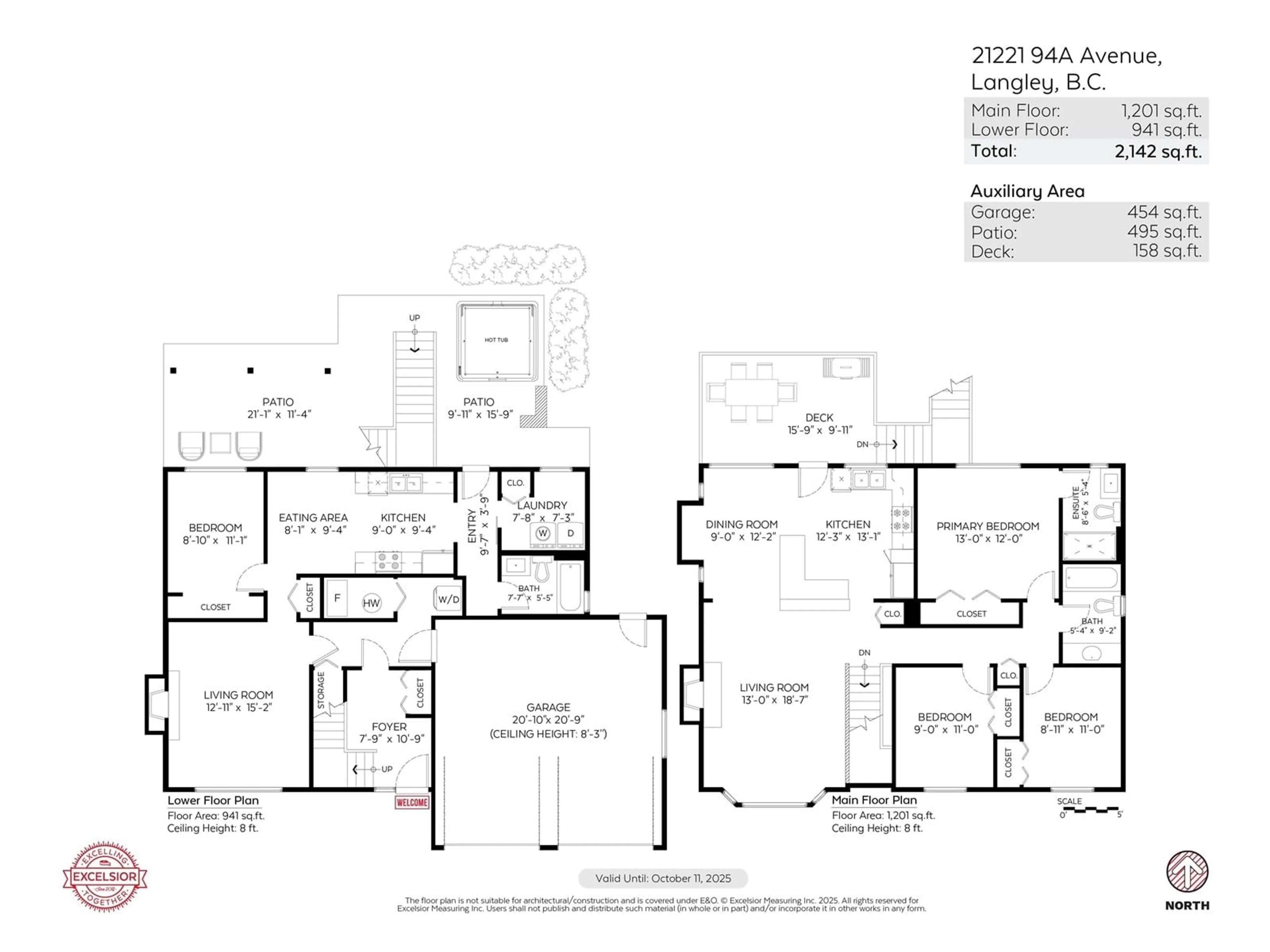 Floor plan for 21221 94A AVENUE, Langley British Columbia V1M1M6