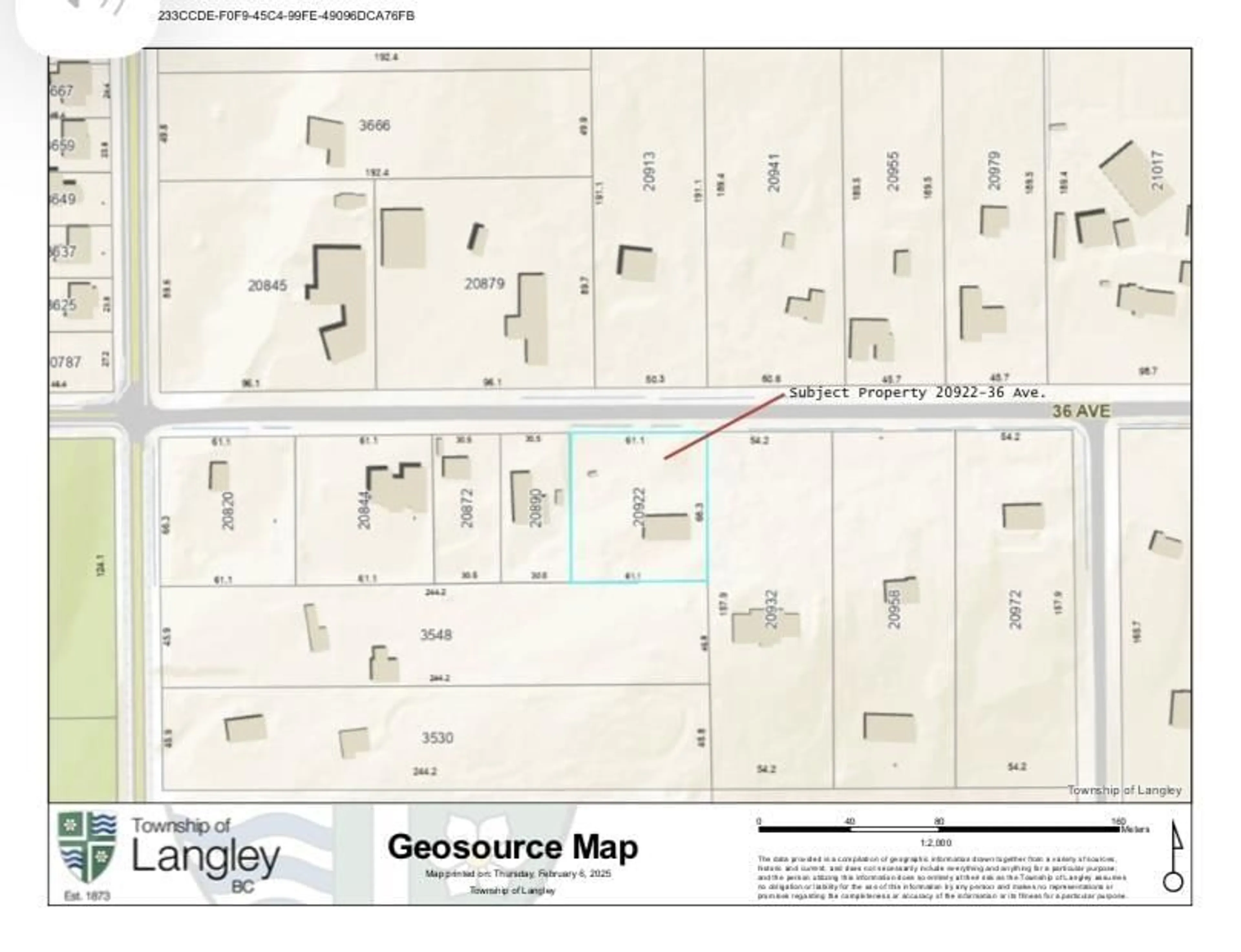 Floor plan for 20922 36 AVENUE, Langley British Columbia V3A8N4