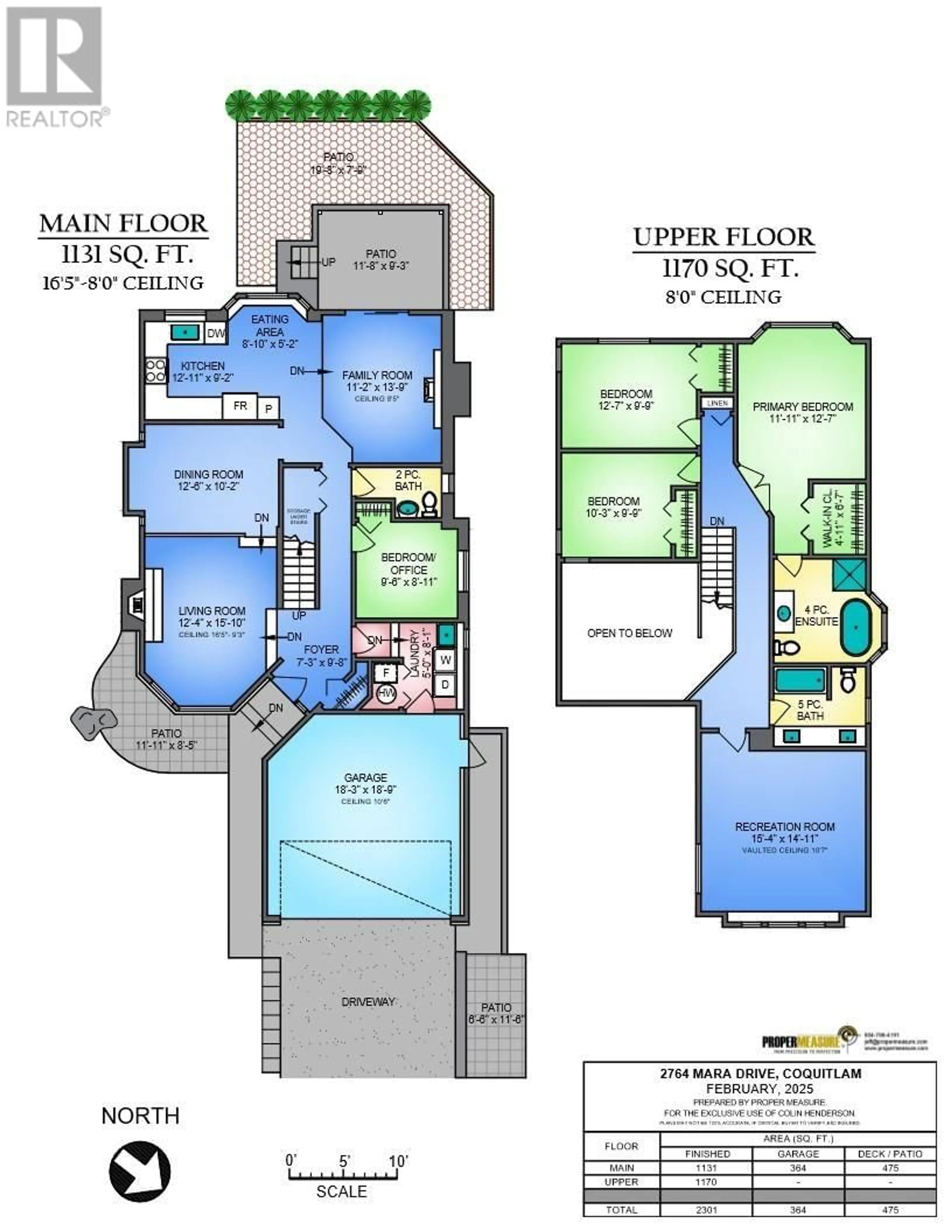 Floor plan for 2764 MARA DRIVE, Coquitlam British Columbia V3C5T7