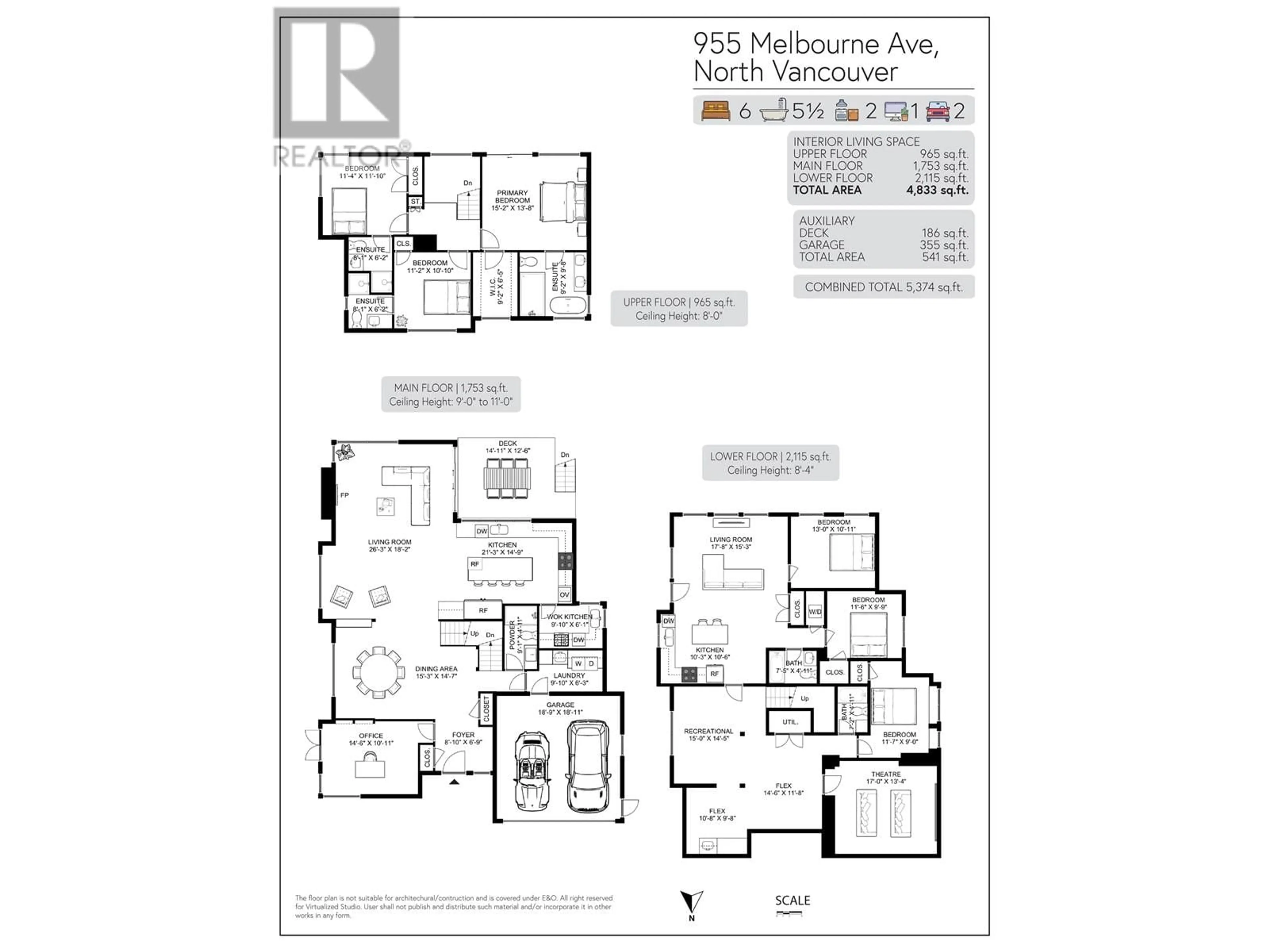 Floor plan for 955 MELBOURNE AVENUE, North Vancouver British Columbia V7R1P1