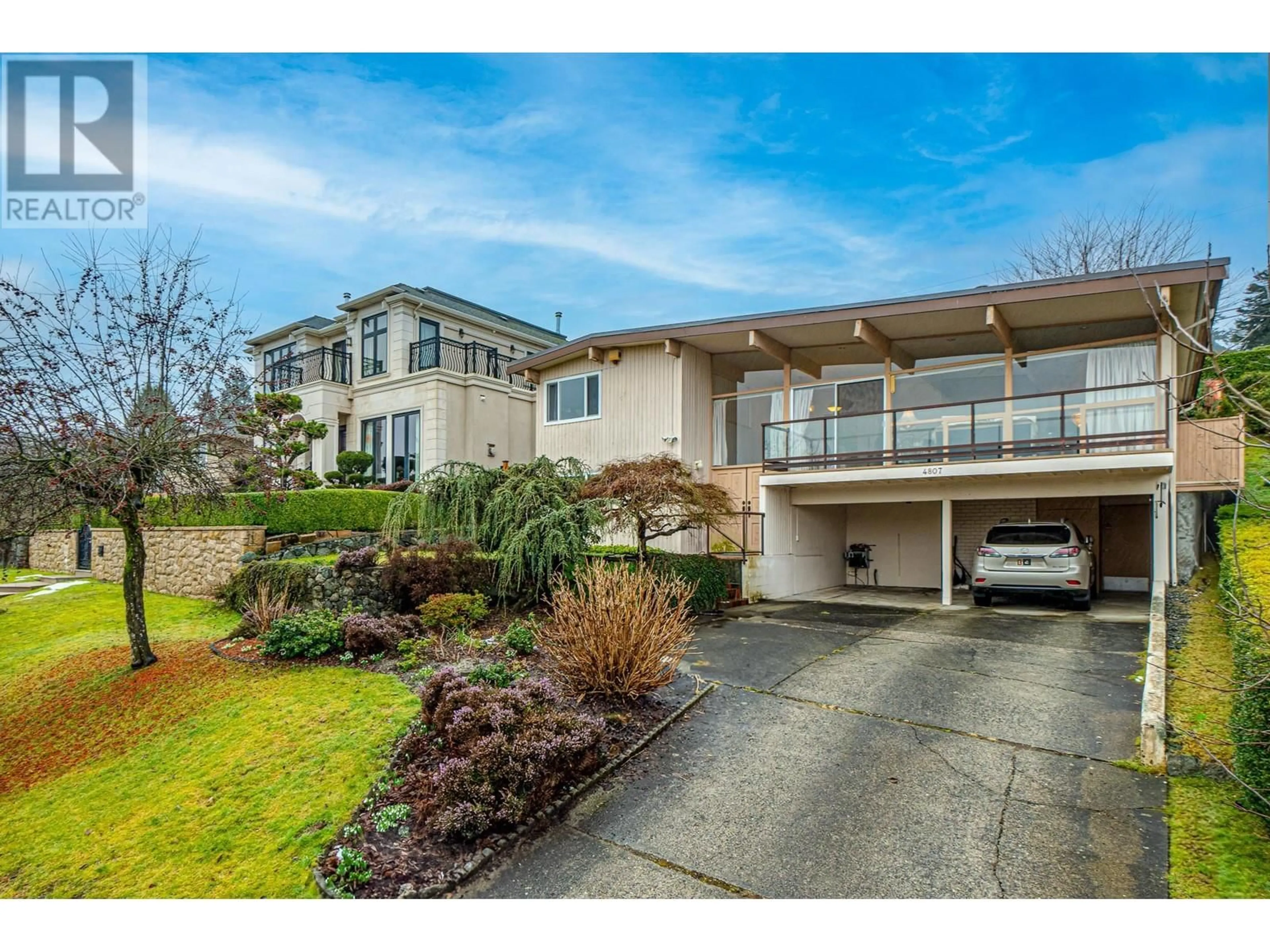 A pic from outside/outdoor area/front of a property/back of a property/a pic from drone, water/lake/river/ocean view for 4807 PATON STREET, Vancouver British Columbia V6L2H9