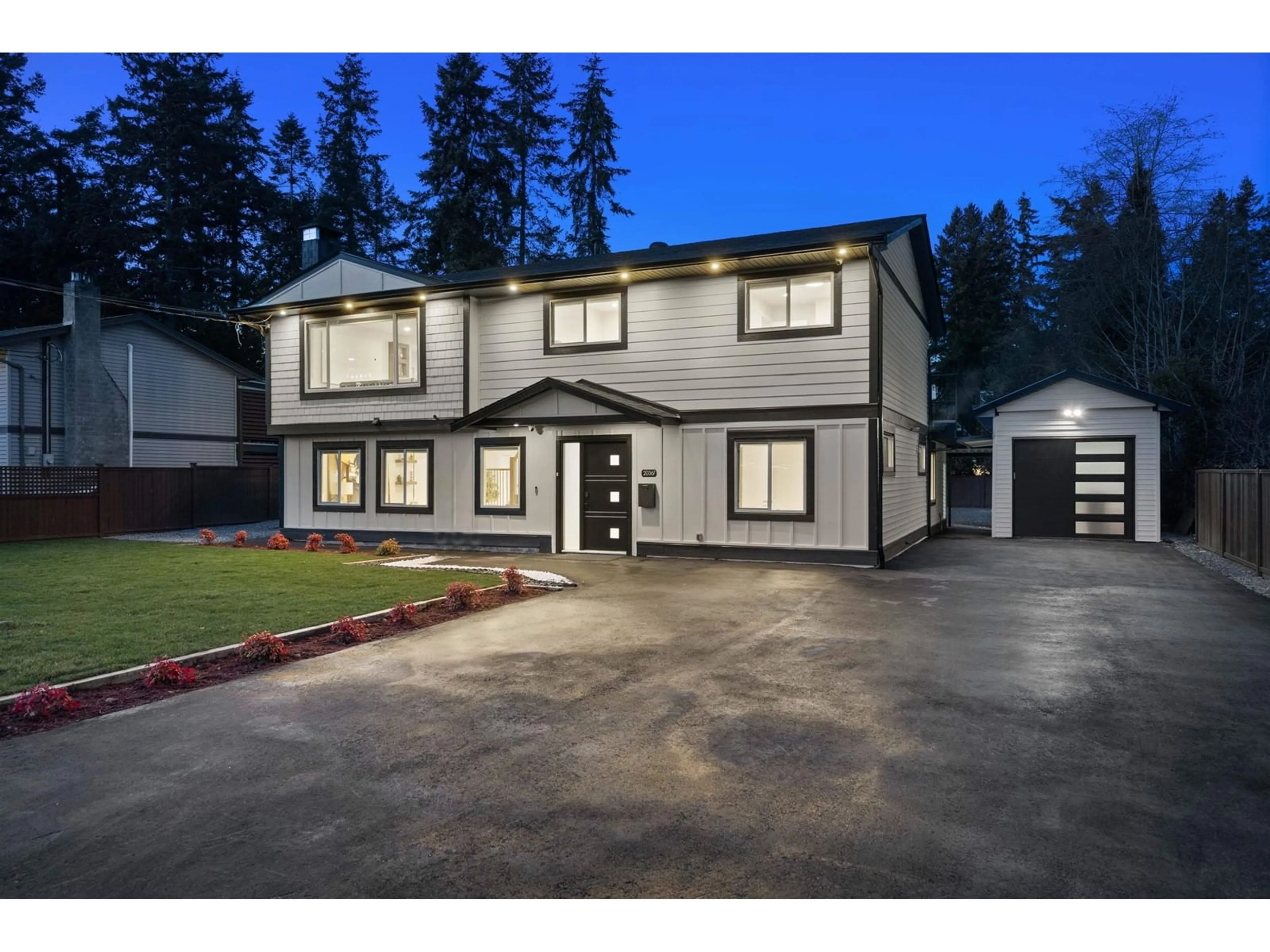 Home with vinyl exterior material, street for 20367 37B AVENUE, Langley British Columbia V3A2T2