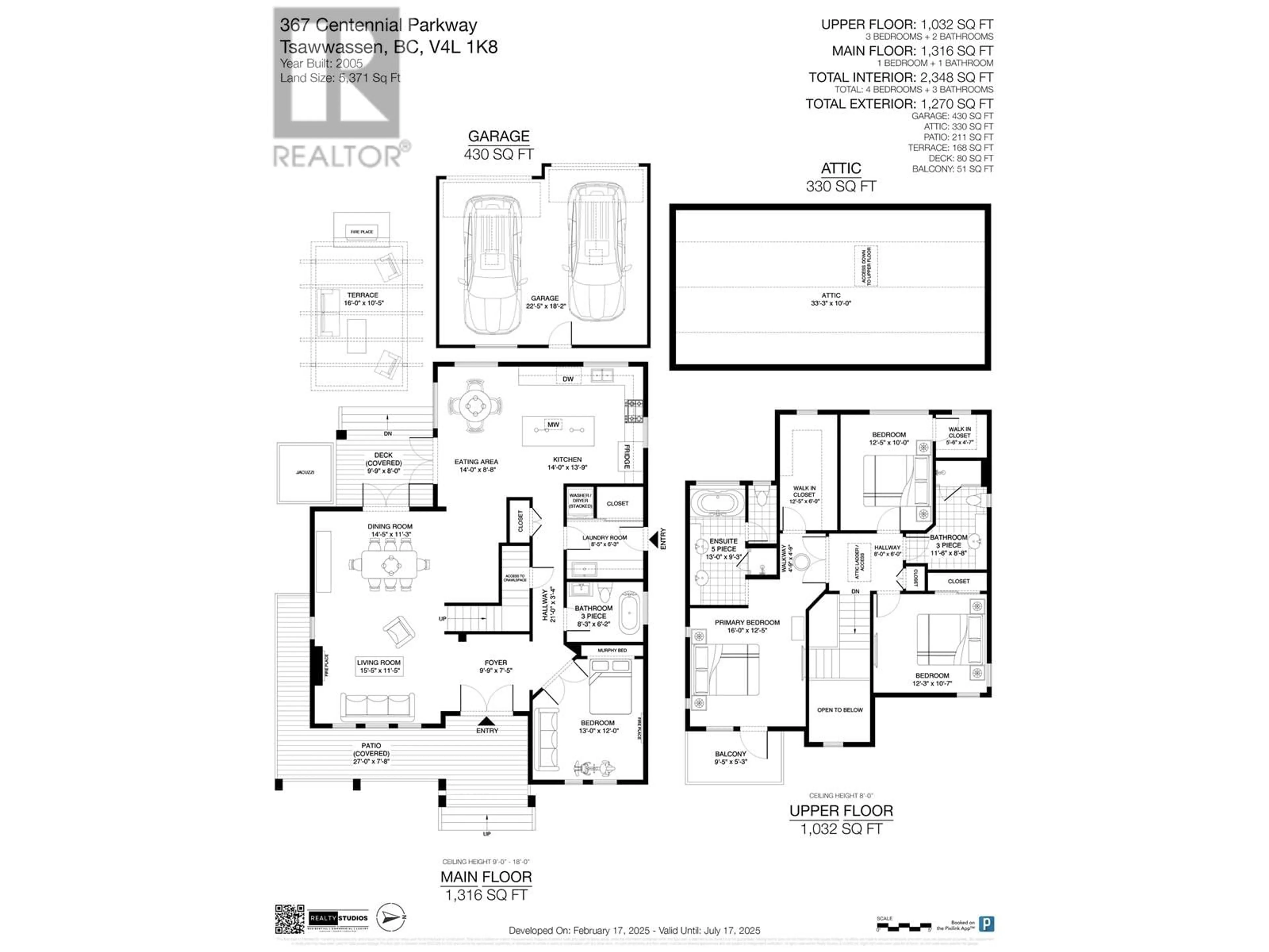 Floor plan for 367 CENTENNIAL PARKWAY, Delta British Columbia V4L1K8