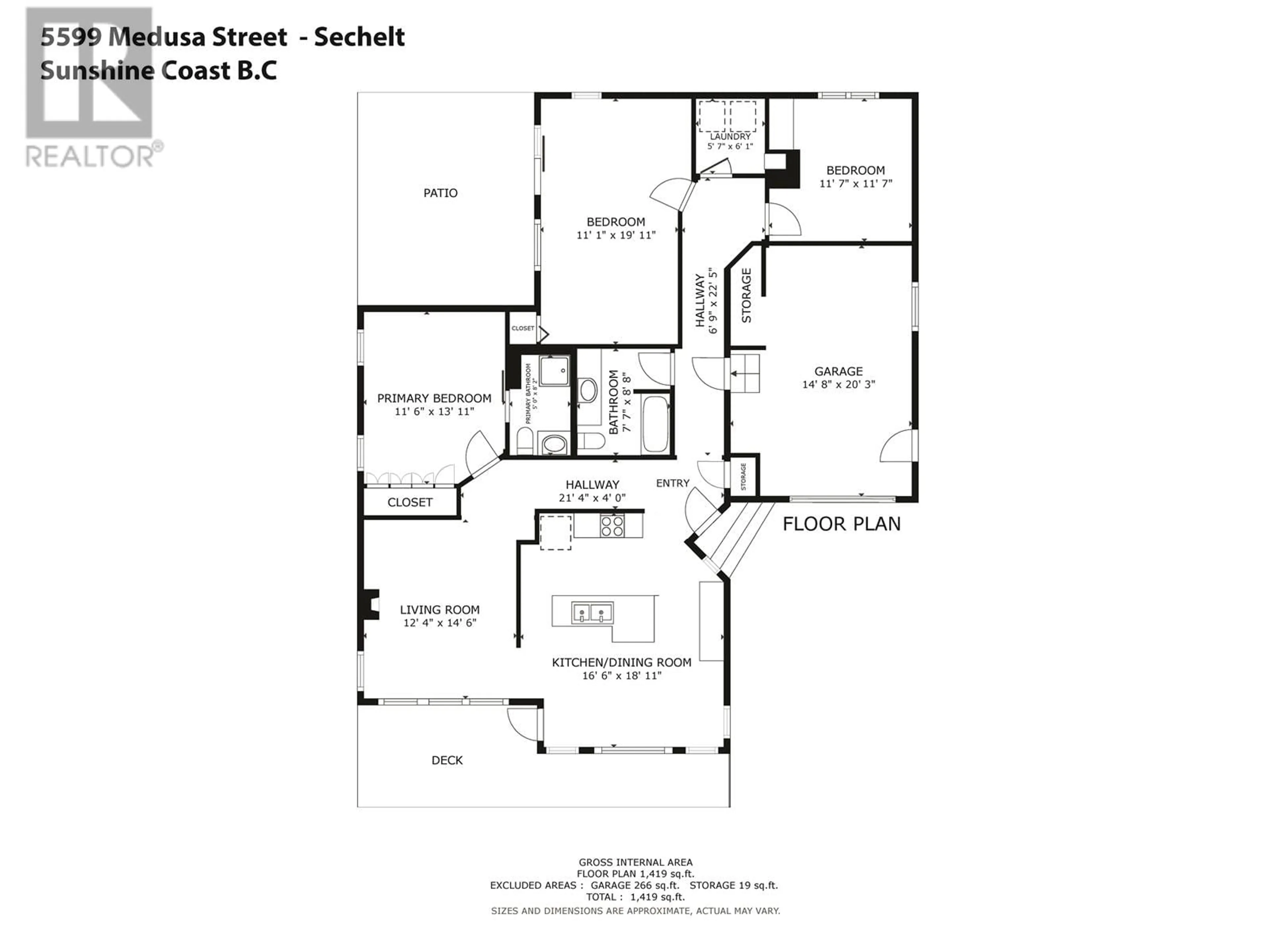 Floor plan for 5599 MEDUSA PLACE, Sechelt British Columbia V7Z0V1