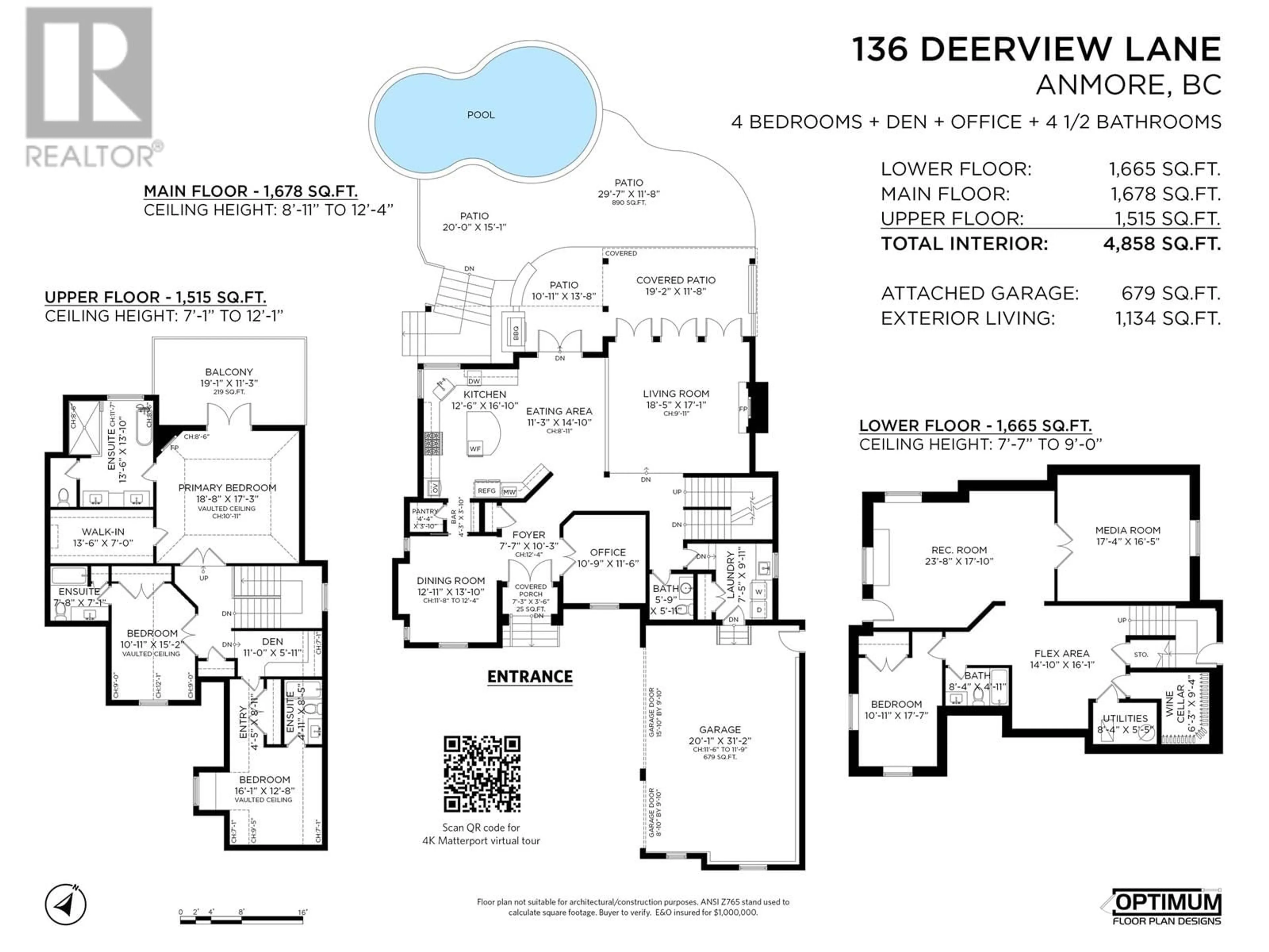 Floor plan for 136 DEERVIEW LANE, Anmore British Columbia V3H0A3