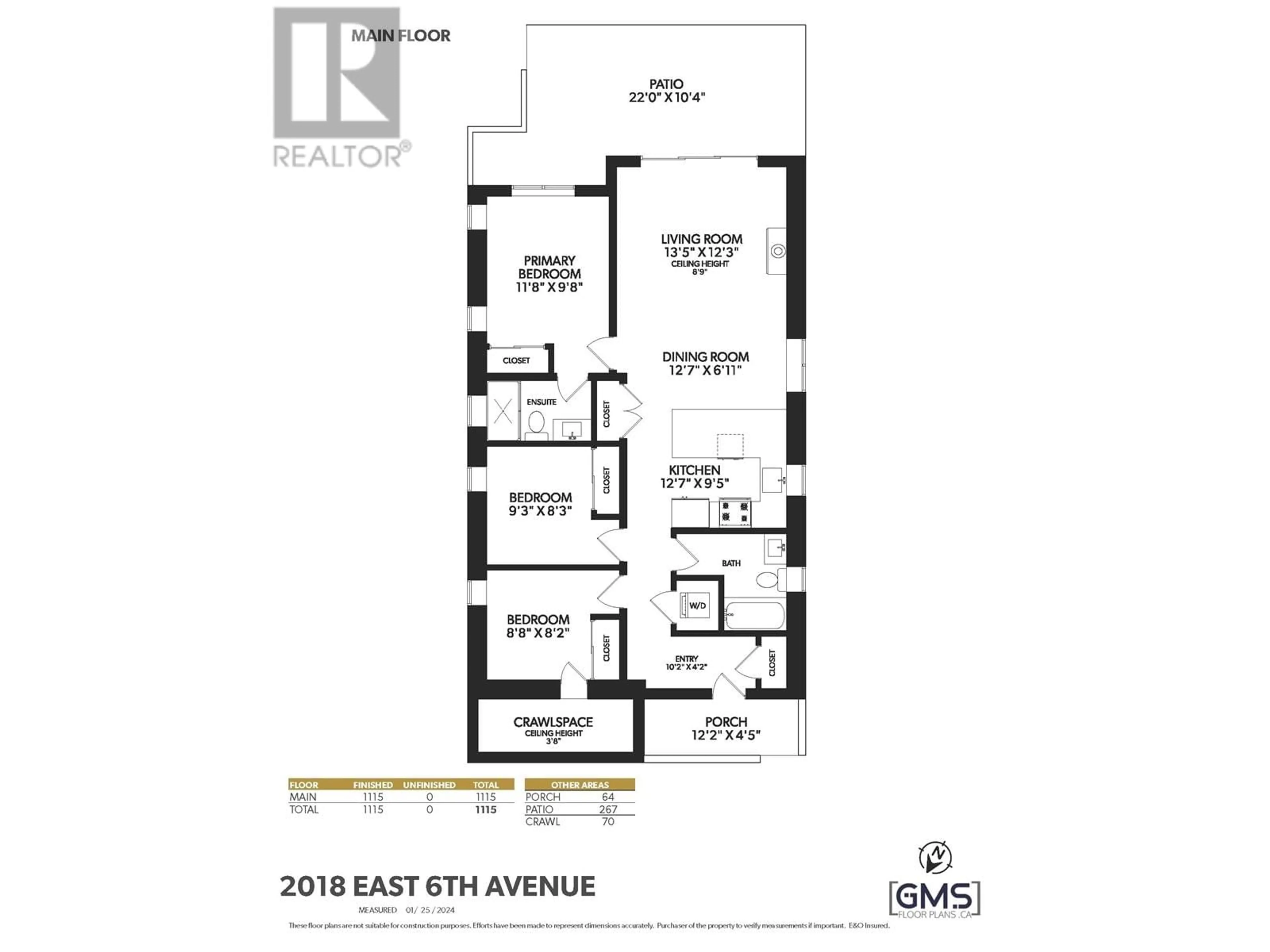 Floor plan for 2018 E 6TH AVENUE, Vancouver British Columbia V5N1P9