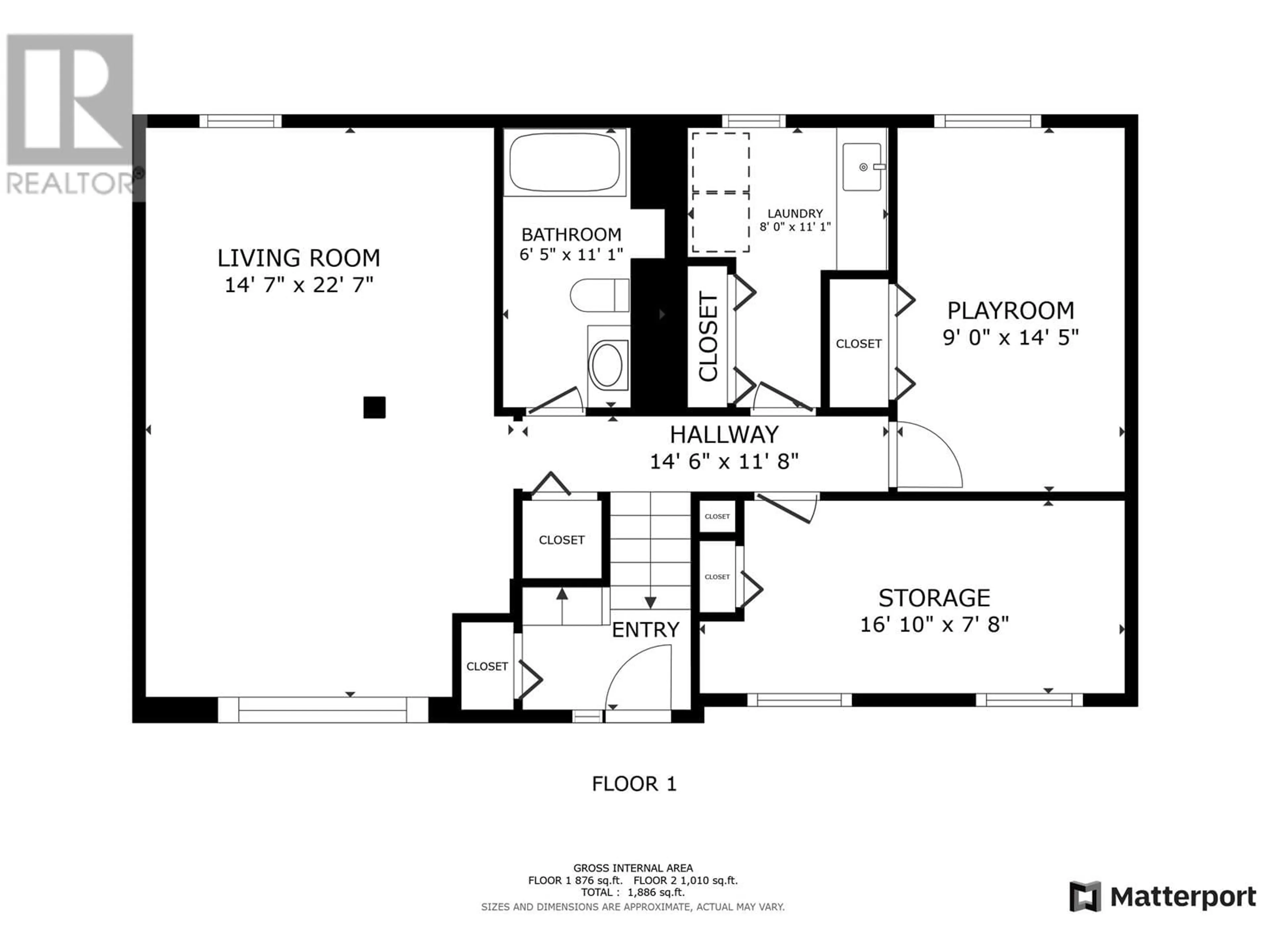 Floor plan for 9419 114A AVENUE, Fort St. John British Columbia V1J4L7