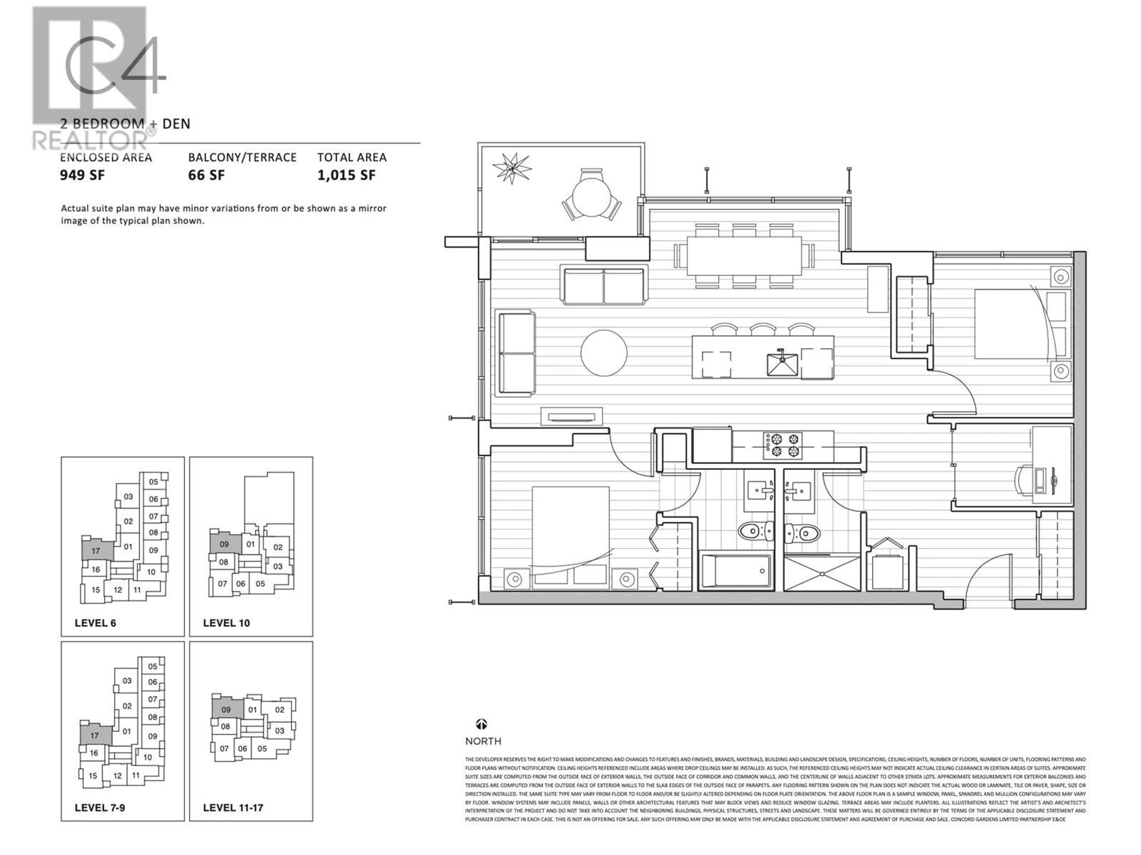 Floor plan for 3506 4168 LOUGHEED HIGHWAY, Burnaby British Columbia V5C0N9