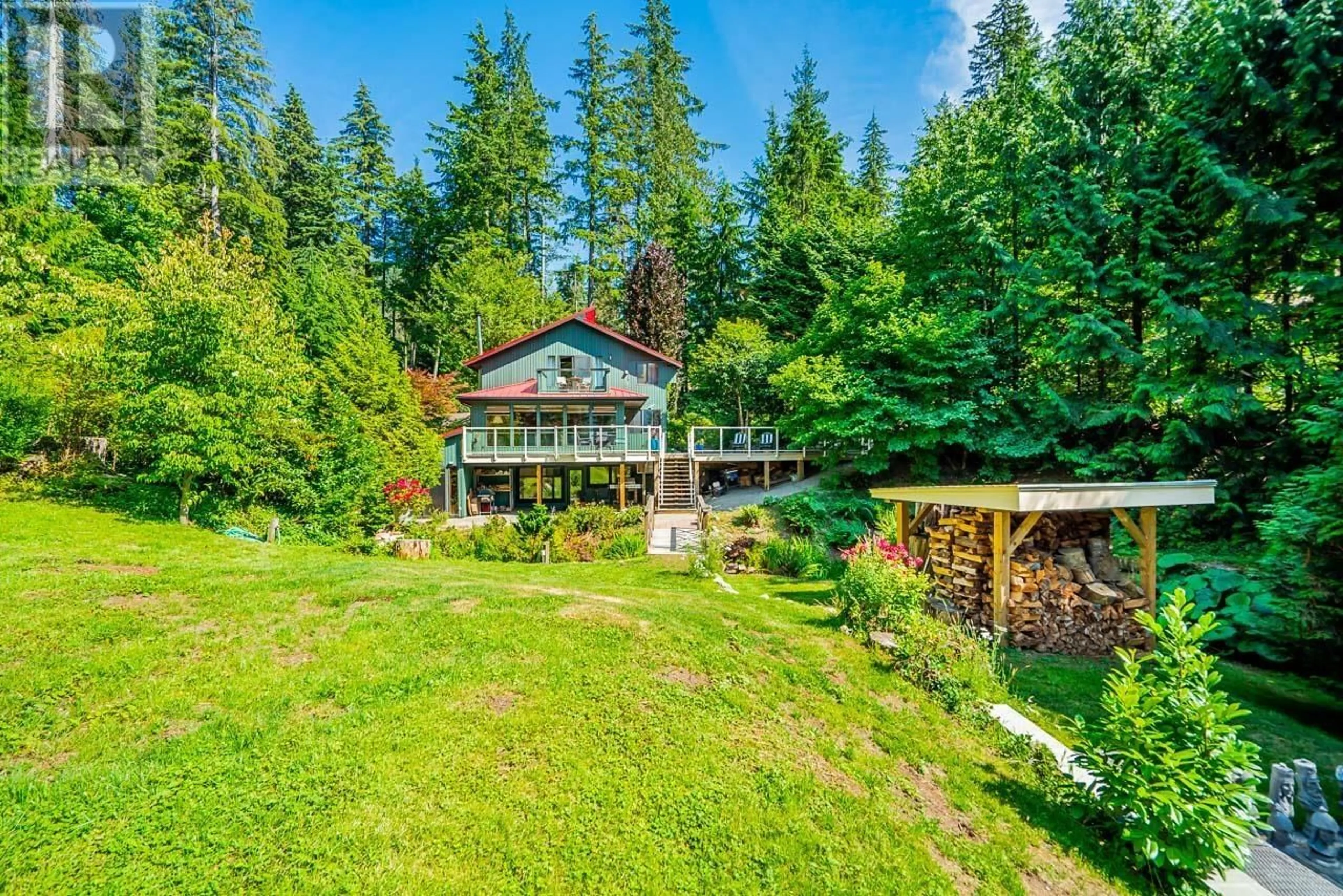 A pic from outside/outdoor area/front of a property/back of a property/a pic from drone, forest/trees view for 2250 FARRER COVE PLACE, Port Moody British Columbia V3H5B6