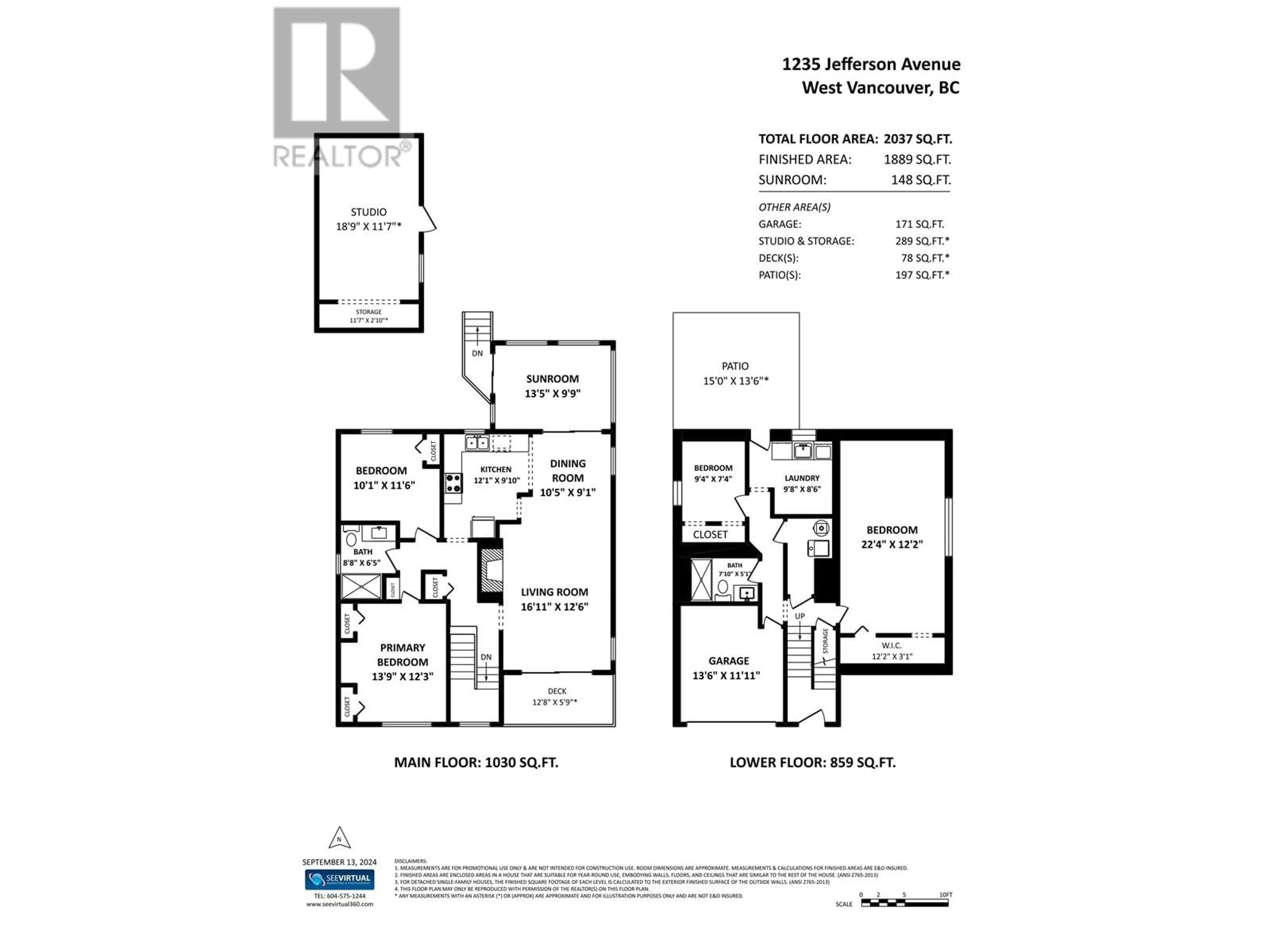 Floor plan for 1235 JEFFERSON AVENUE, West Vancouver British Columbia V7T2A9