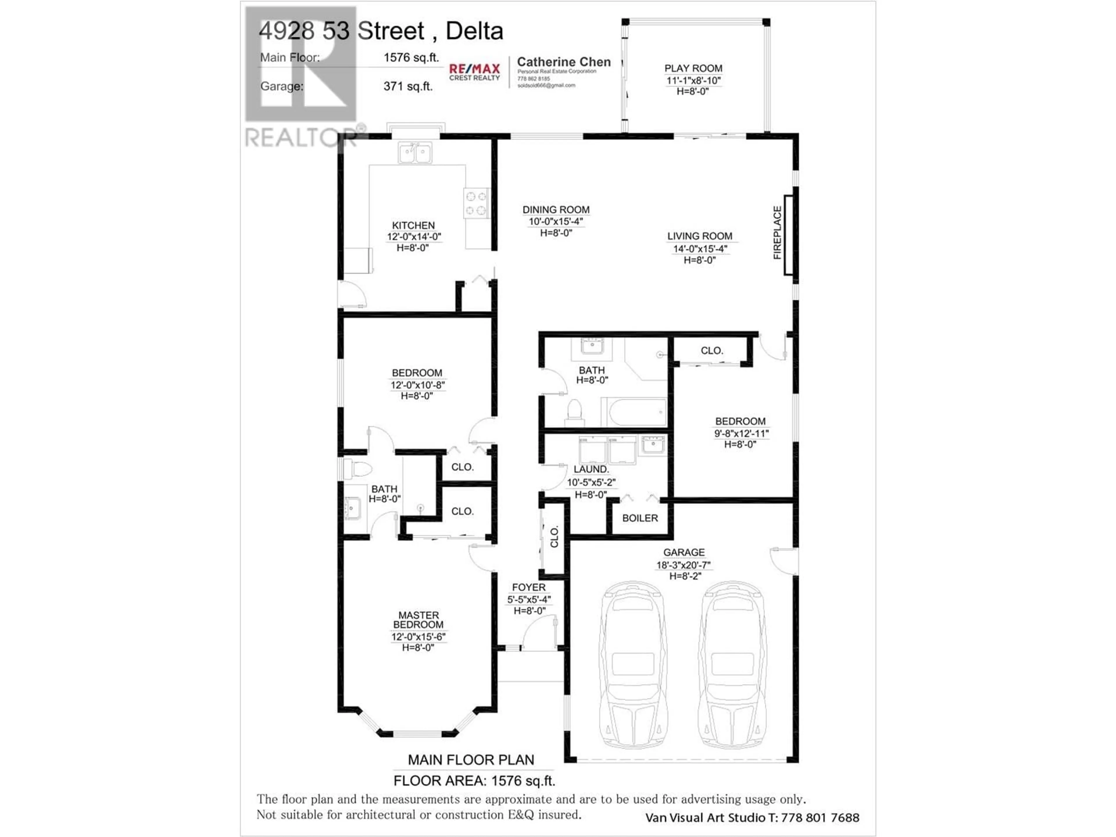 Floor plan for 4928 53 STREET, Delta British Columbia V4K2Z2