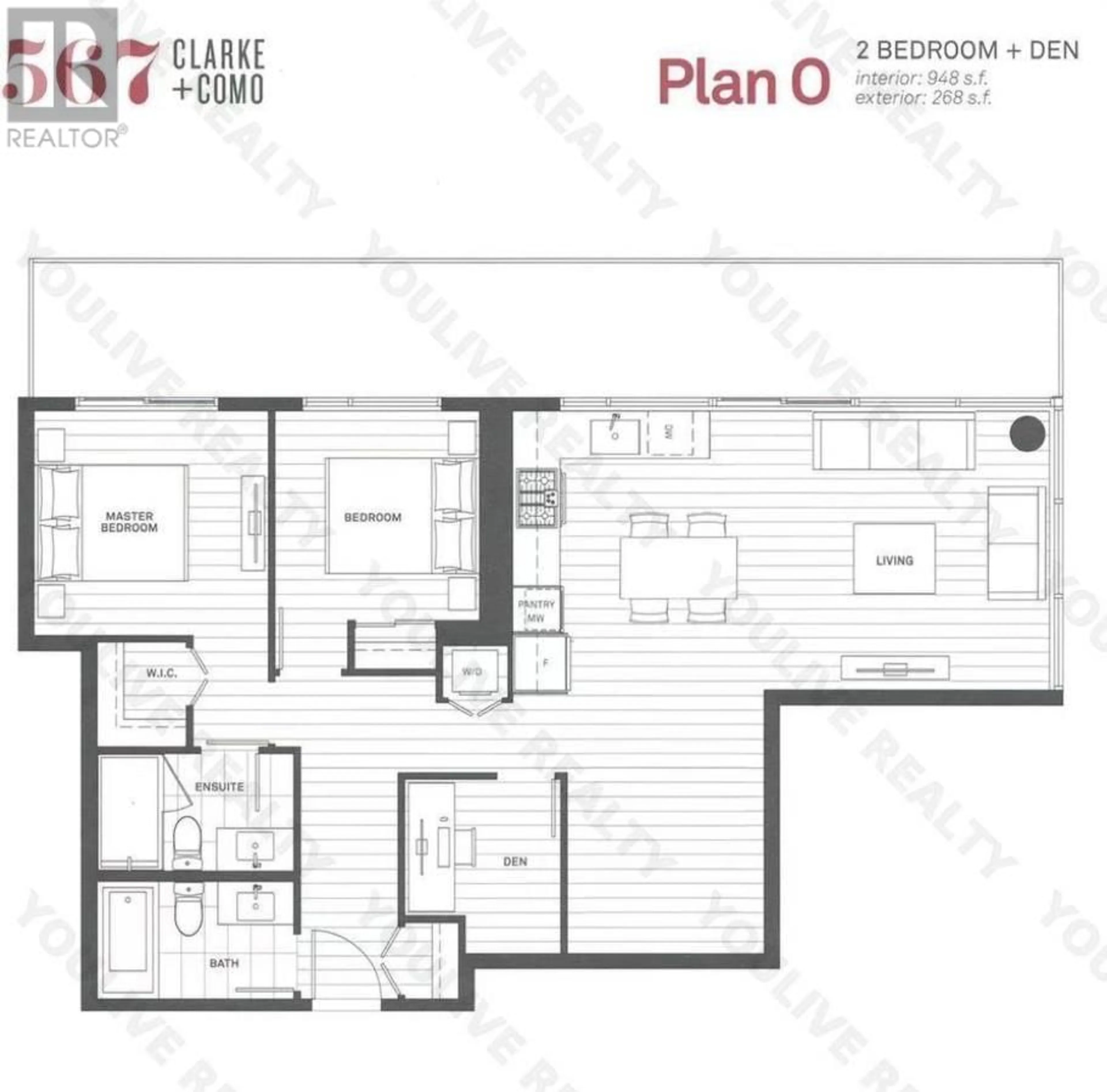 Floor plan for 2906 - 567 CLARKE ROAD, Coquitlam British Columbia V3J0K7