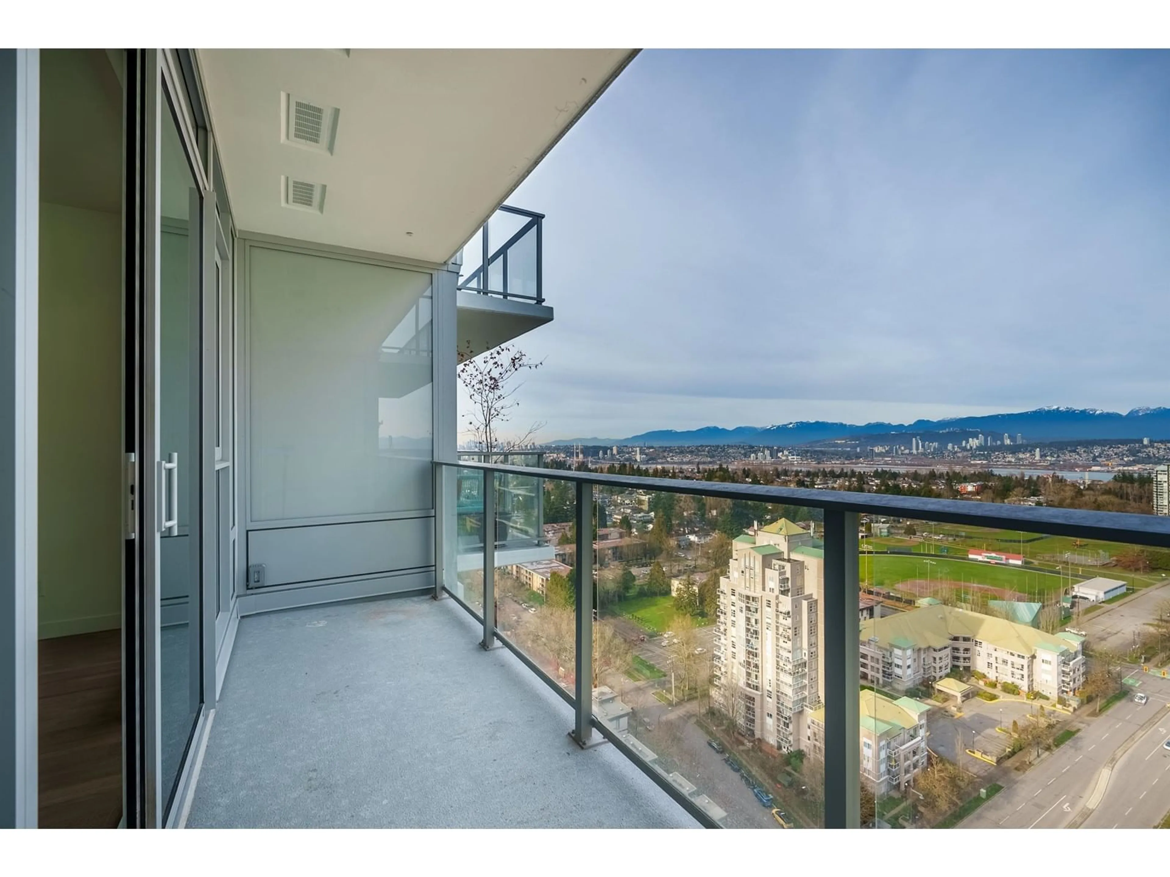 Balcony in the apartment, unknown for 2503 10448 UNIVERSITY DRIVE, Surrey British Columbia V3T0S7