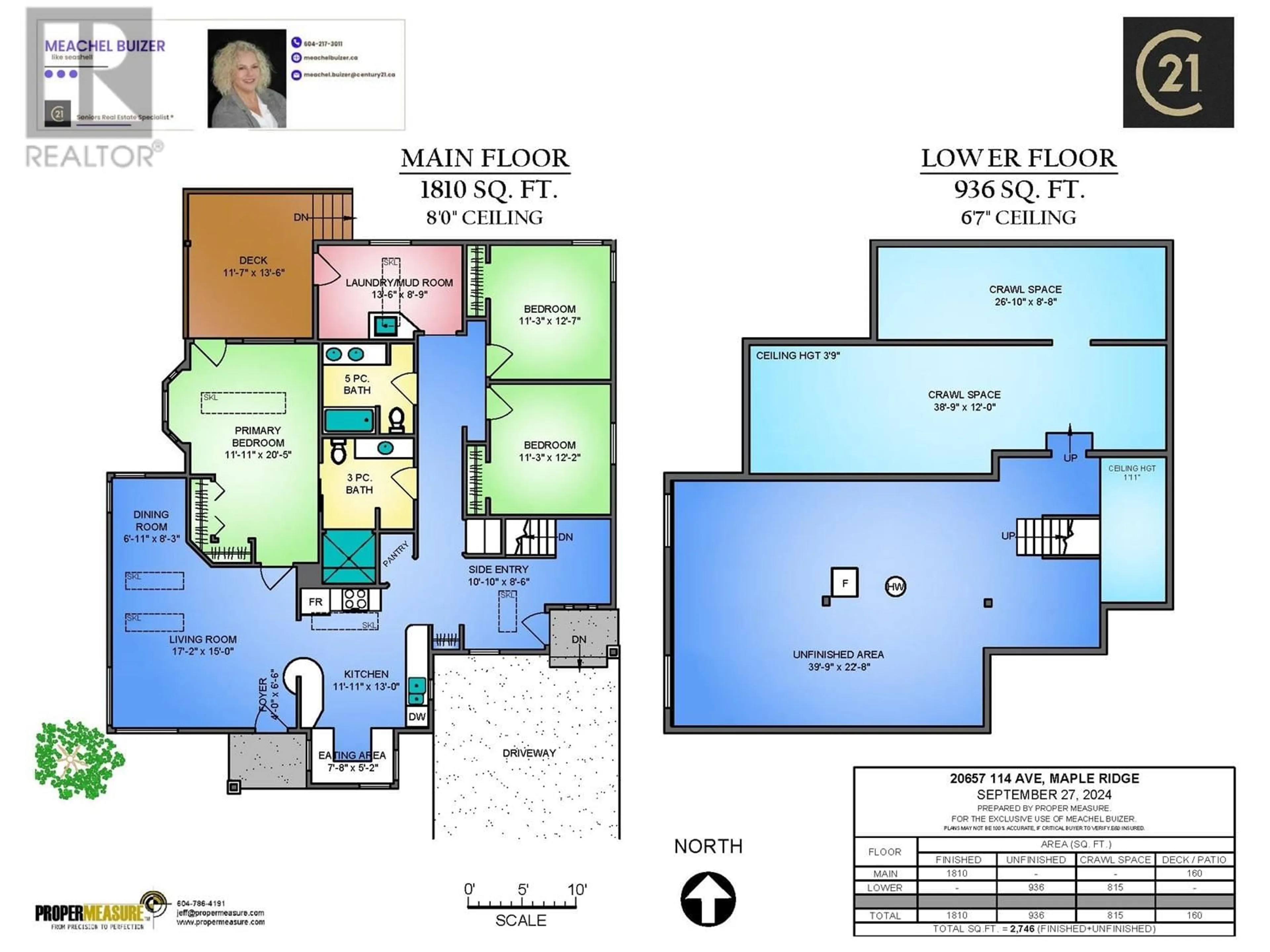 Floor plan for 20657 114 AVENUE, Maple Ridge British Columbia V2R3S9