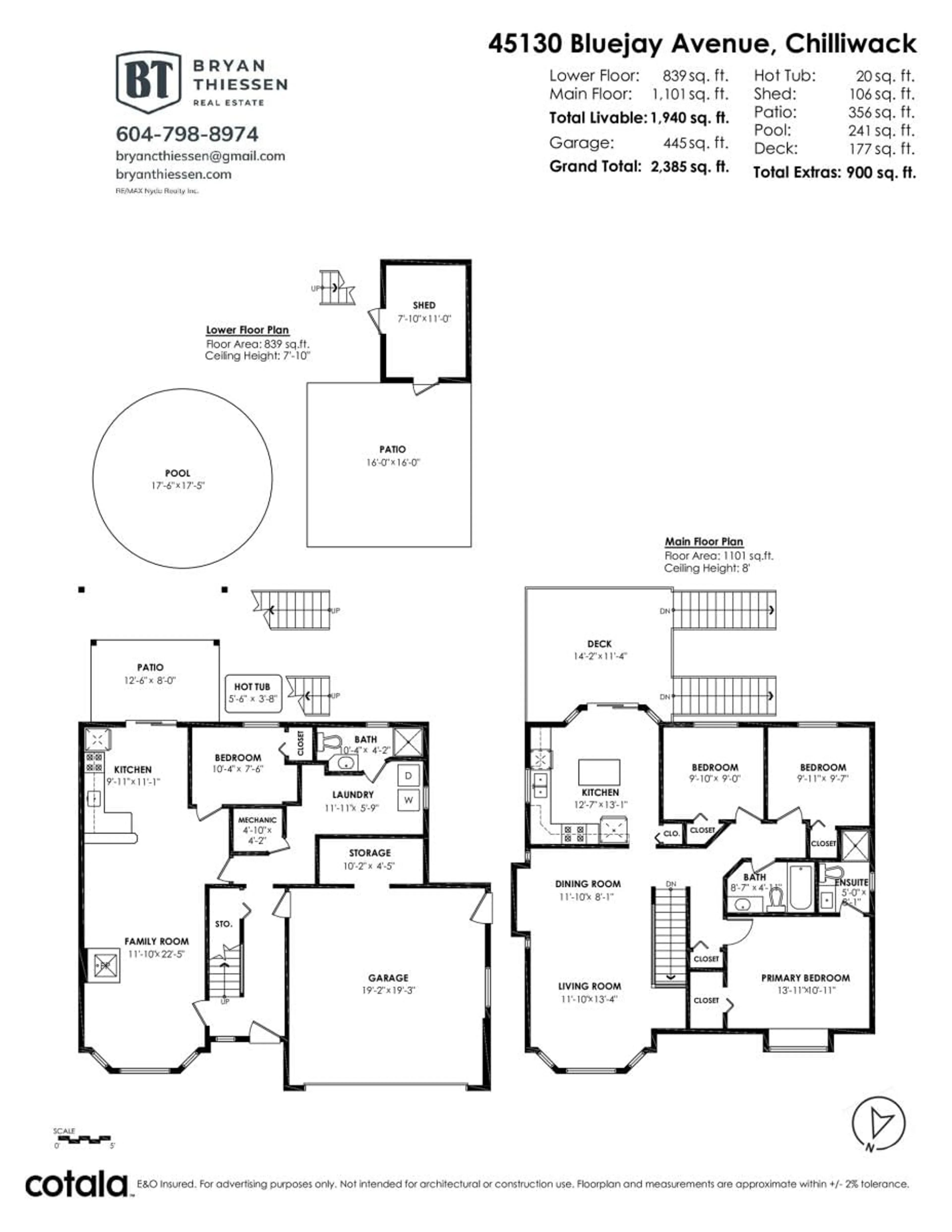 Floor plan for 45130 BLUEJAY AVENUE|Sardis West Vedder, Sardis British Columbia V2R2V2