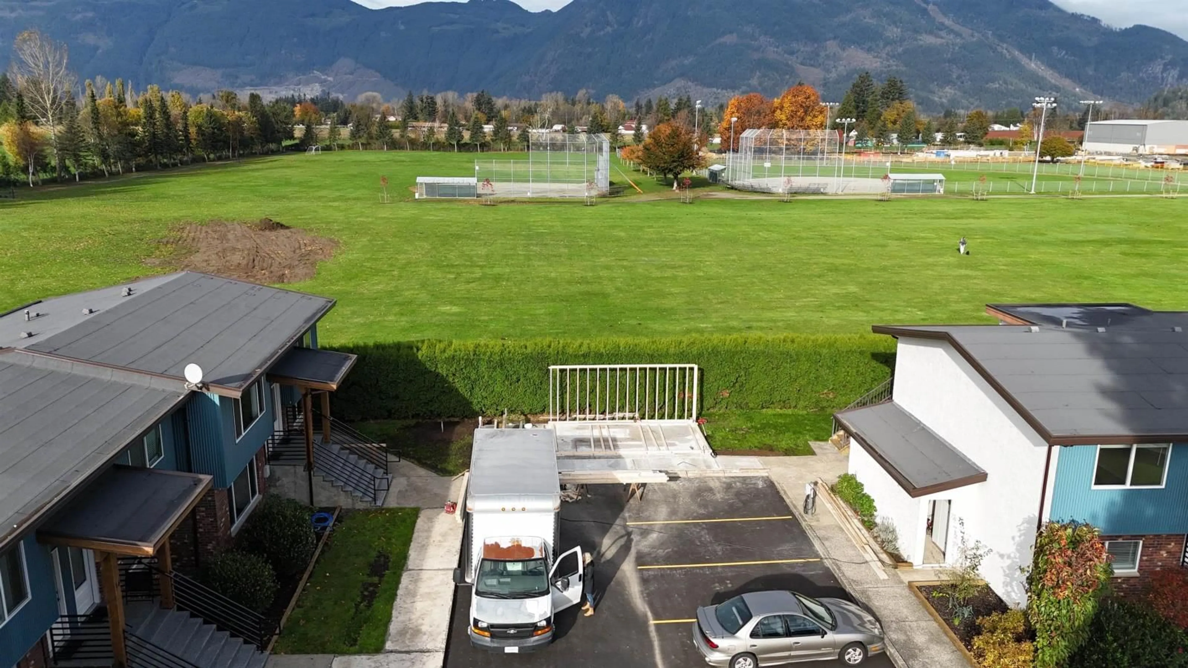 A pic from outside/outdoor area/front of a property/back of a property/a pic from drone, mountain view for 15 - 1715 BEAMAN DRIVE, Agassiz British Columbia V0M1A3