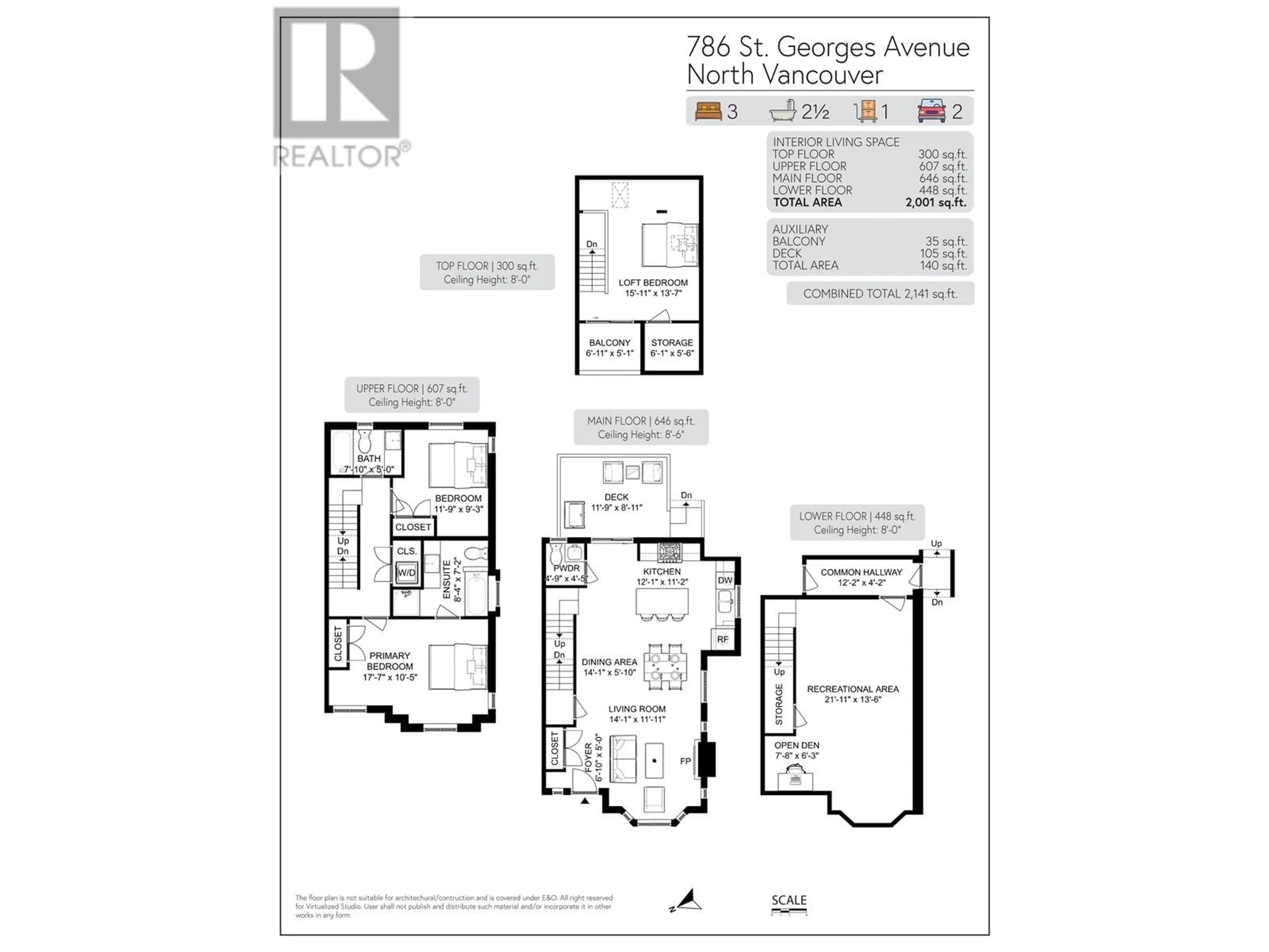 Floor plan for 786 ST. GEORGES AVENUE, North Vancouver British Columbia V7L4T1