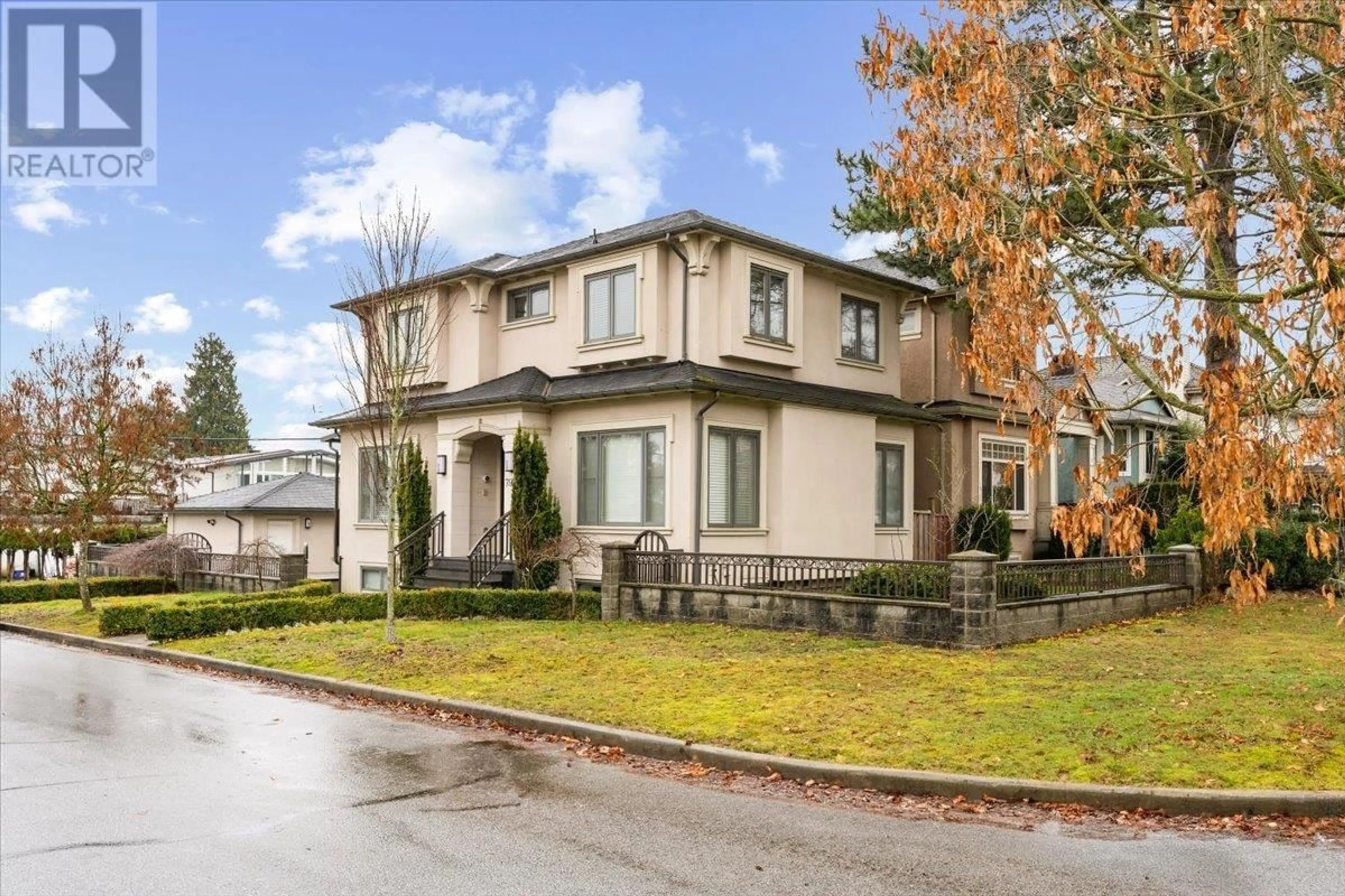 Home with brick exterior material, street for 7927 LAUREL STREET, Vancouver British Columbia V6P6K7