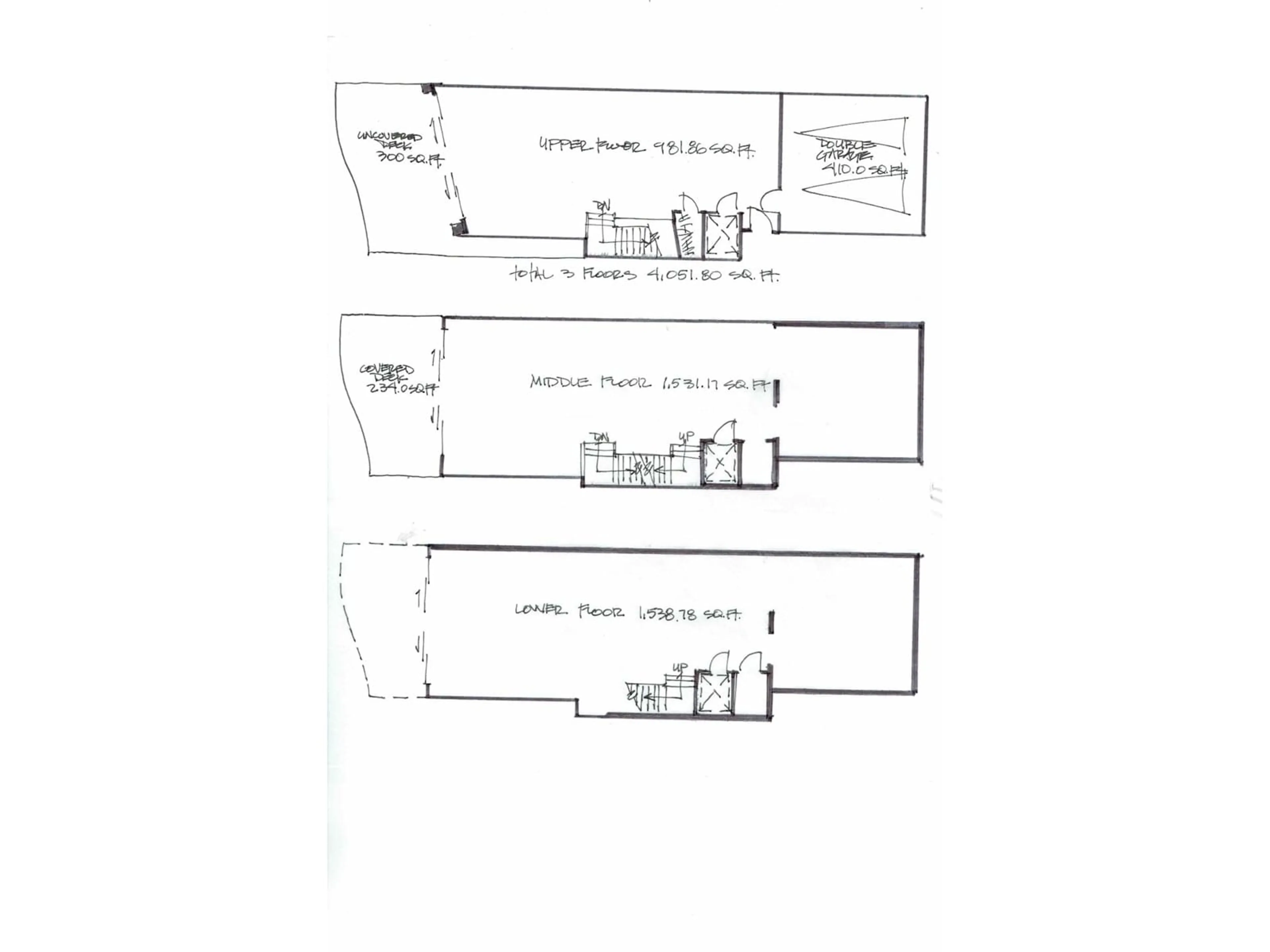 Floor plan for 14870 PROSPECT, White Rock British Columbia V4B2B1