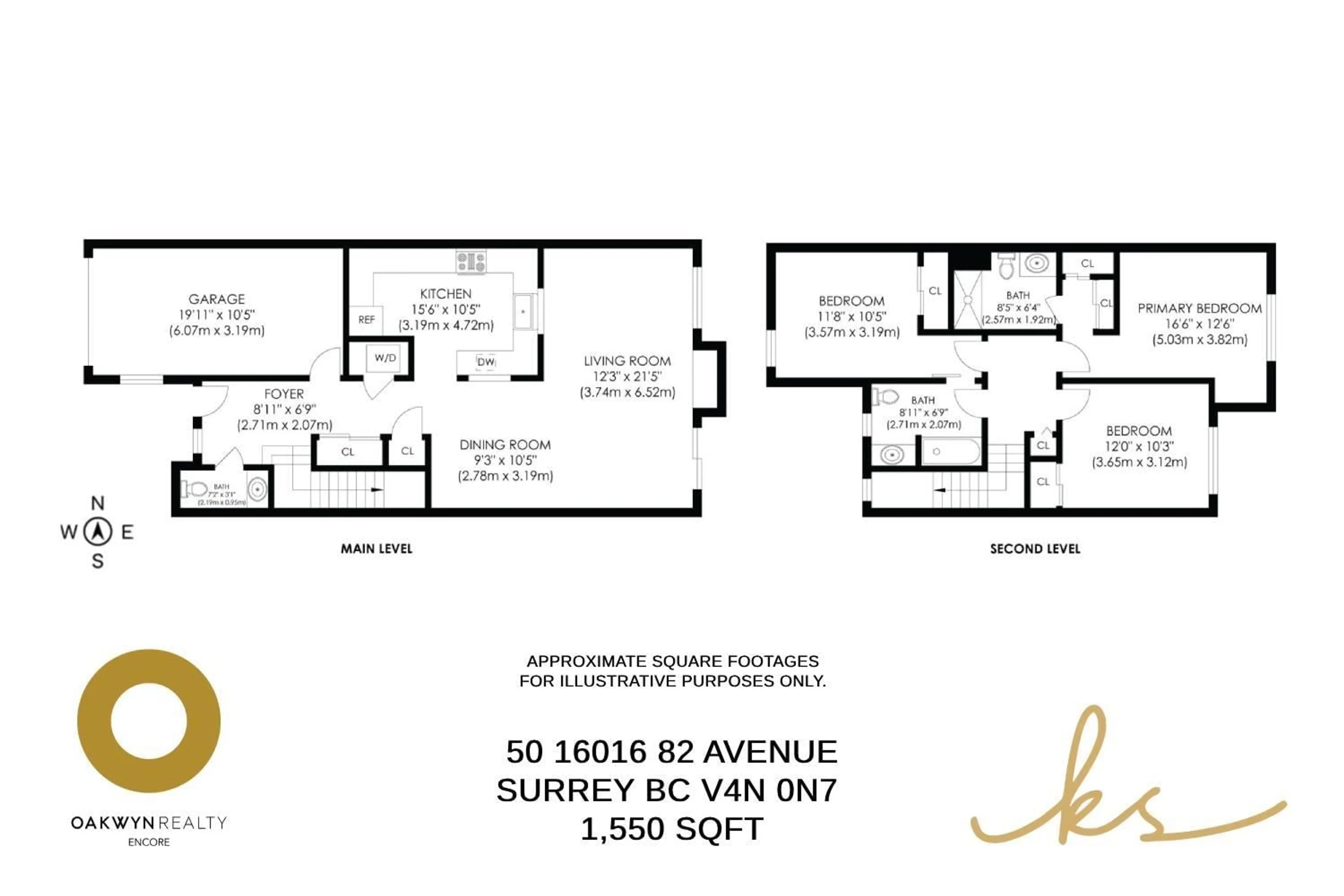 Floor plan for 50 16016 82 AVENUE, Surrey British Columbia V4N0N7