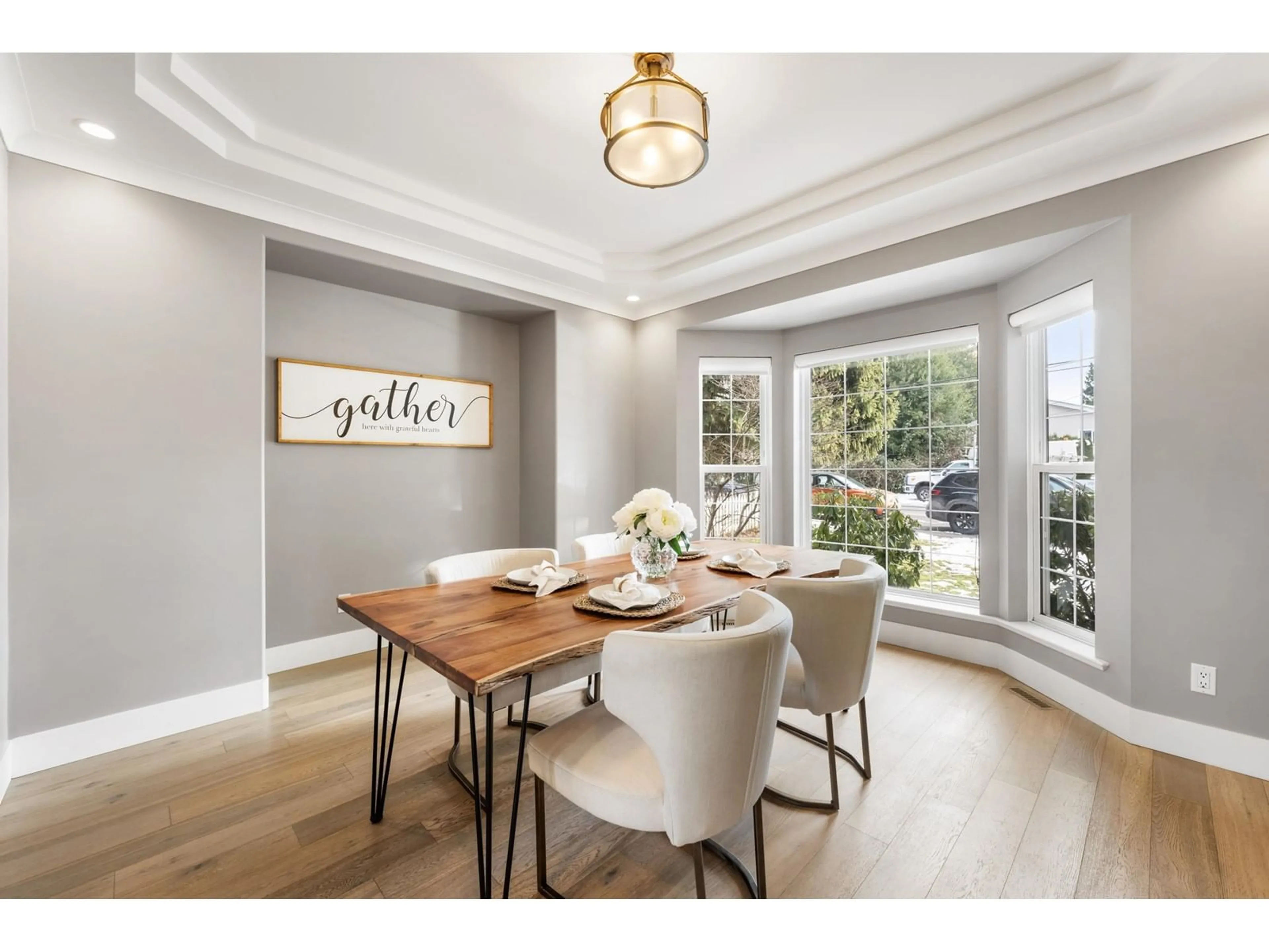 Dining room, wood/laminate floor for 21611 46 AVENUE, Langley British Columbia V3A8M9