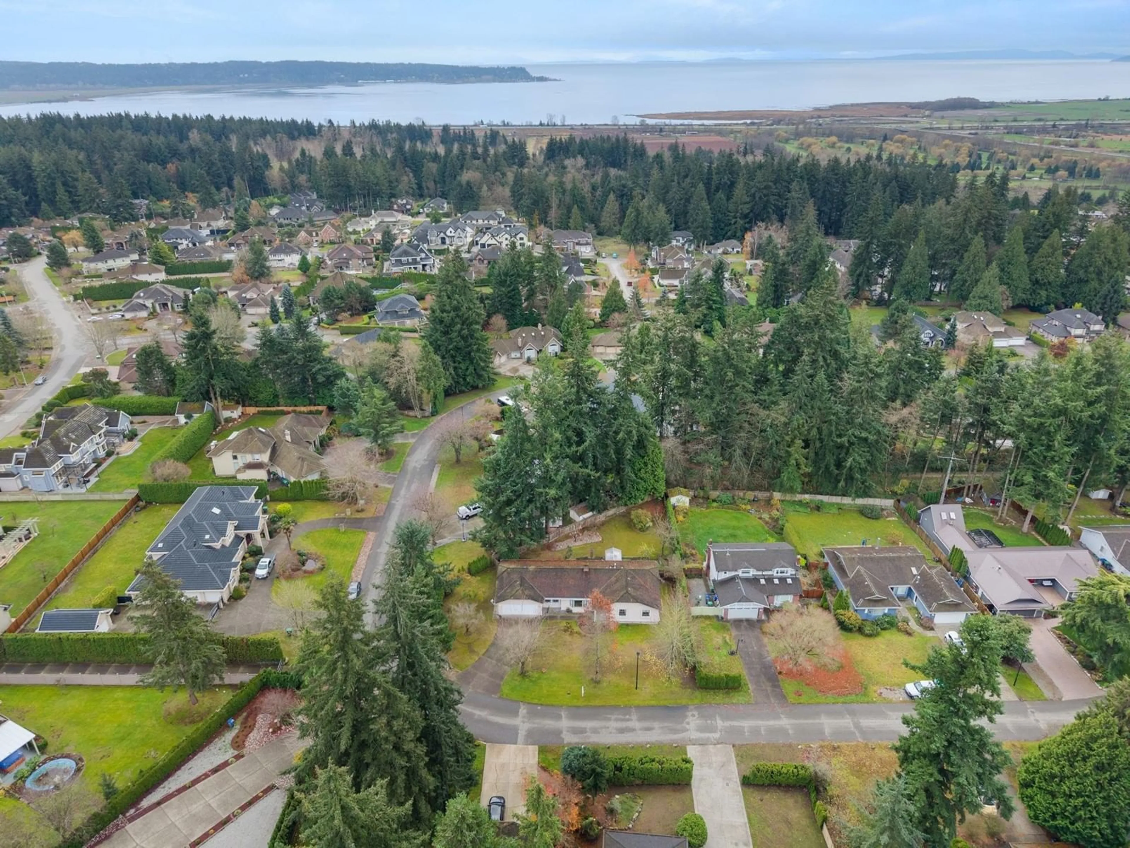 A pic from outside/outdoor area/front of a property/back of a property/a pic from drone, water/lake/river/ocean view for 12184 57A AVENUE, Surrey British Columbia V3X2S3