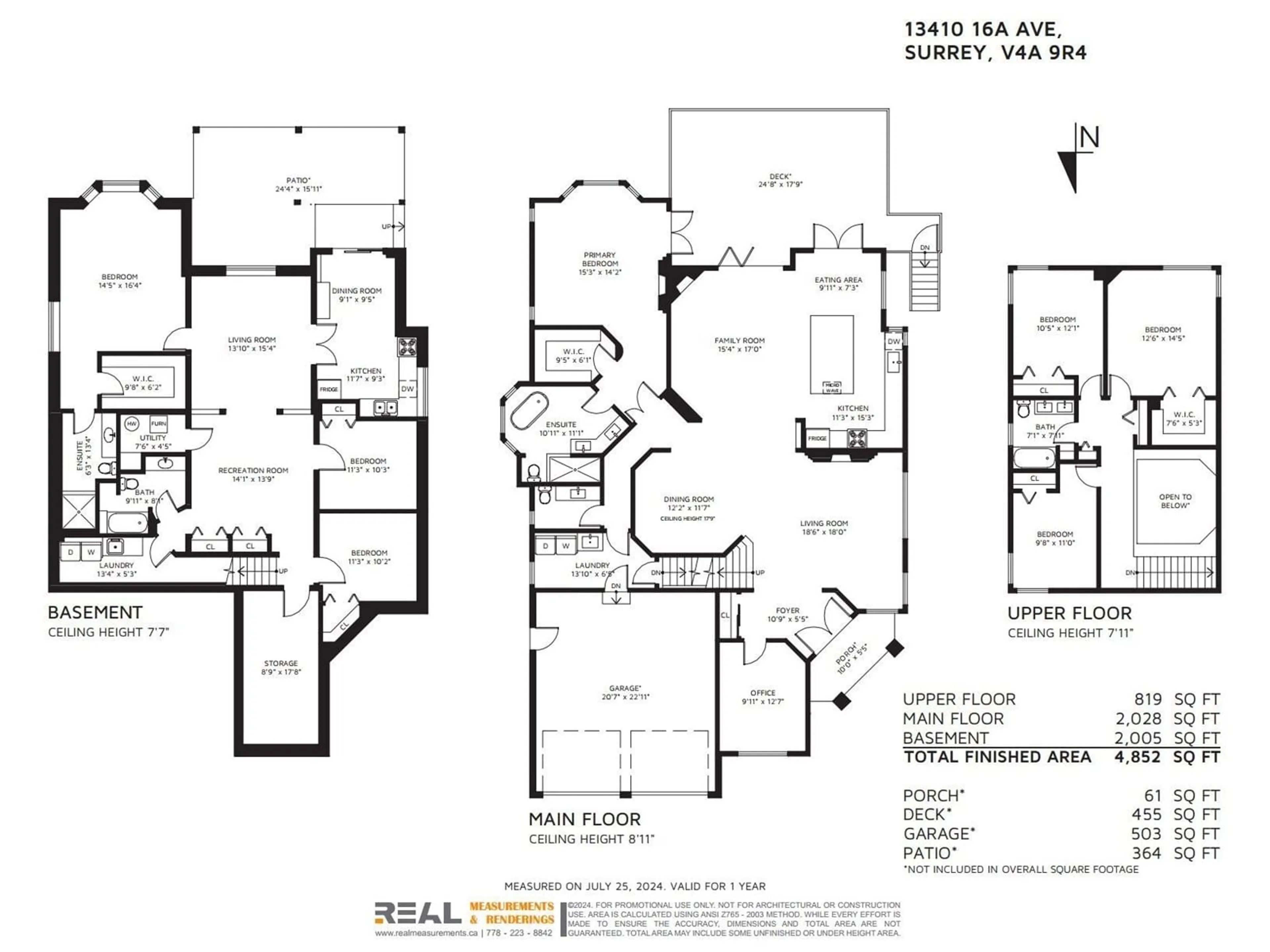 Floor plan for 13410 16A AVENUE, Surrey British Columbia V4A9R4